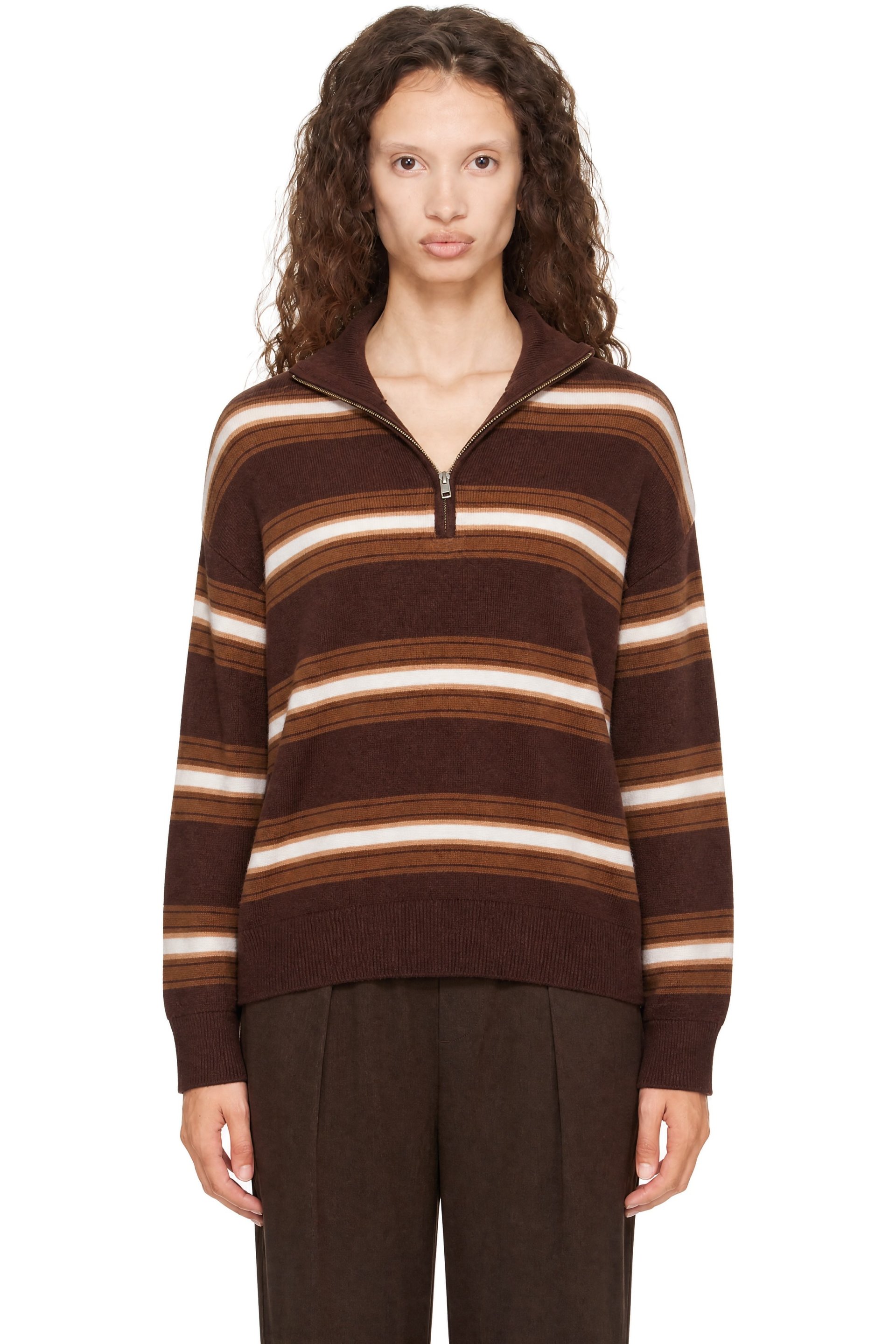 Staud - Brown Hudson Cashmere Sweater
