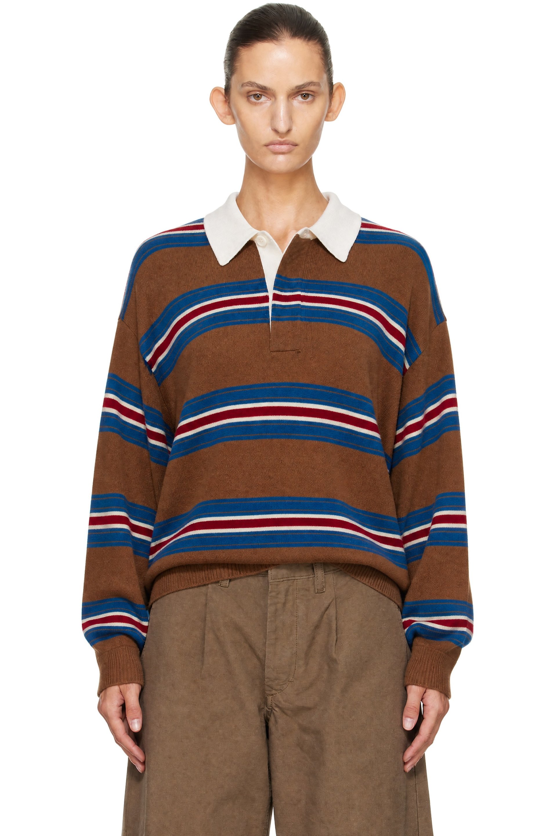 Staud - Brown Michael Cashmere Sweater