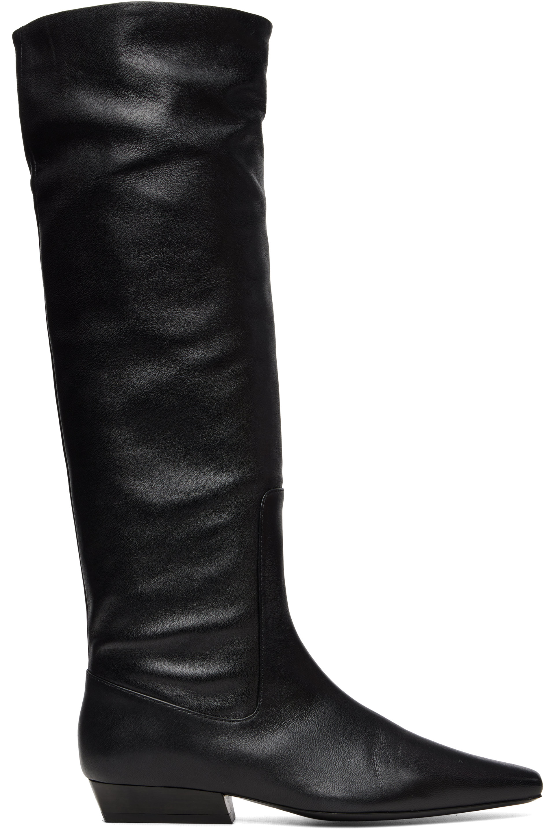 Staud - Black Wally Flat Boots