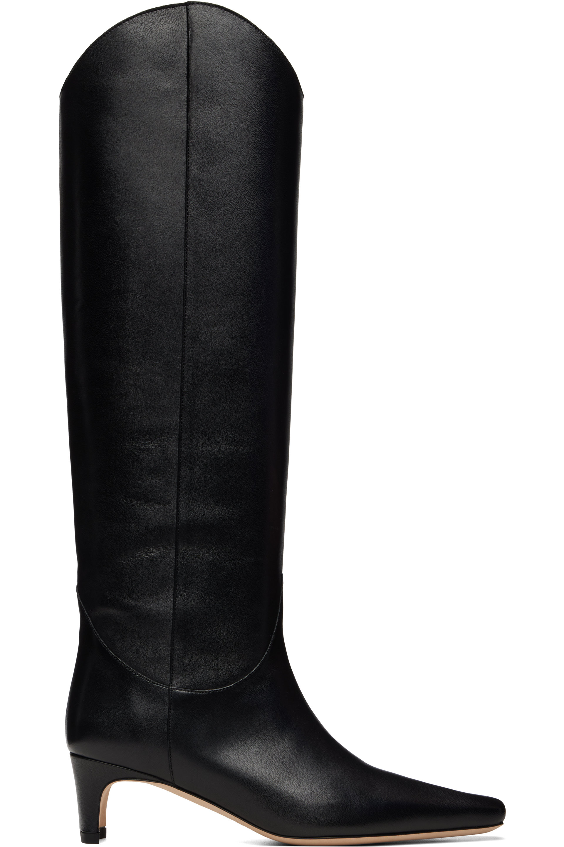 Staud - Bottes de cowboy hautes noires - Wally