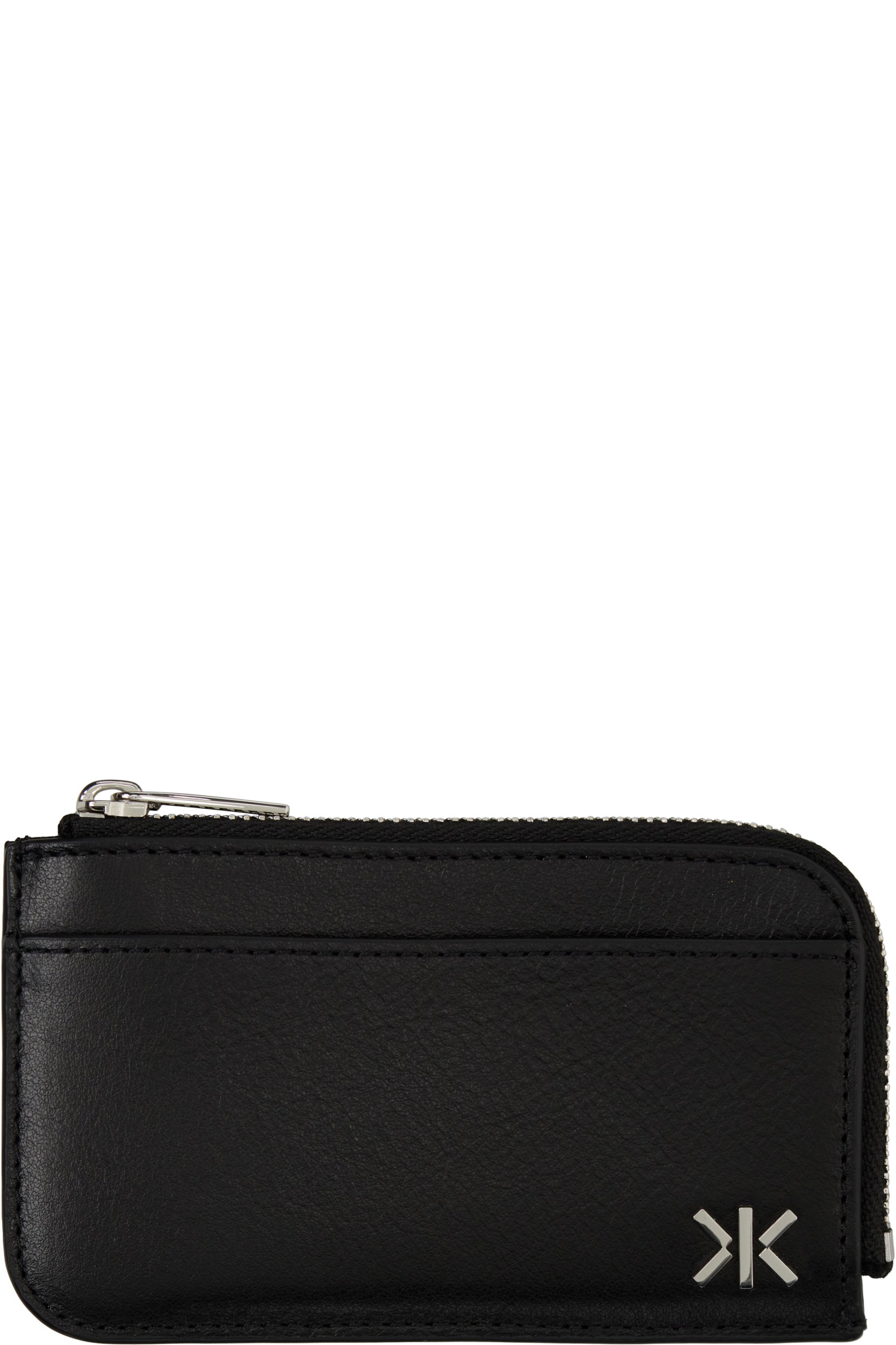 Kenzo - ブラック Kenzo Paris 'KENZO Double K' ジップカードケース