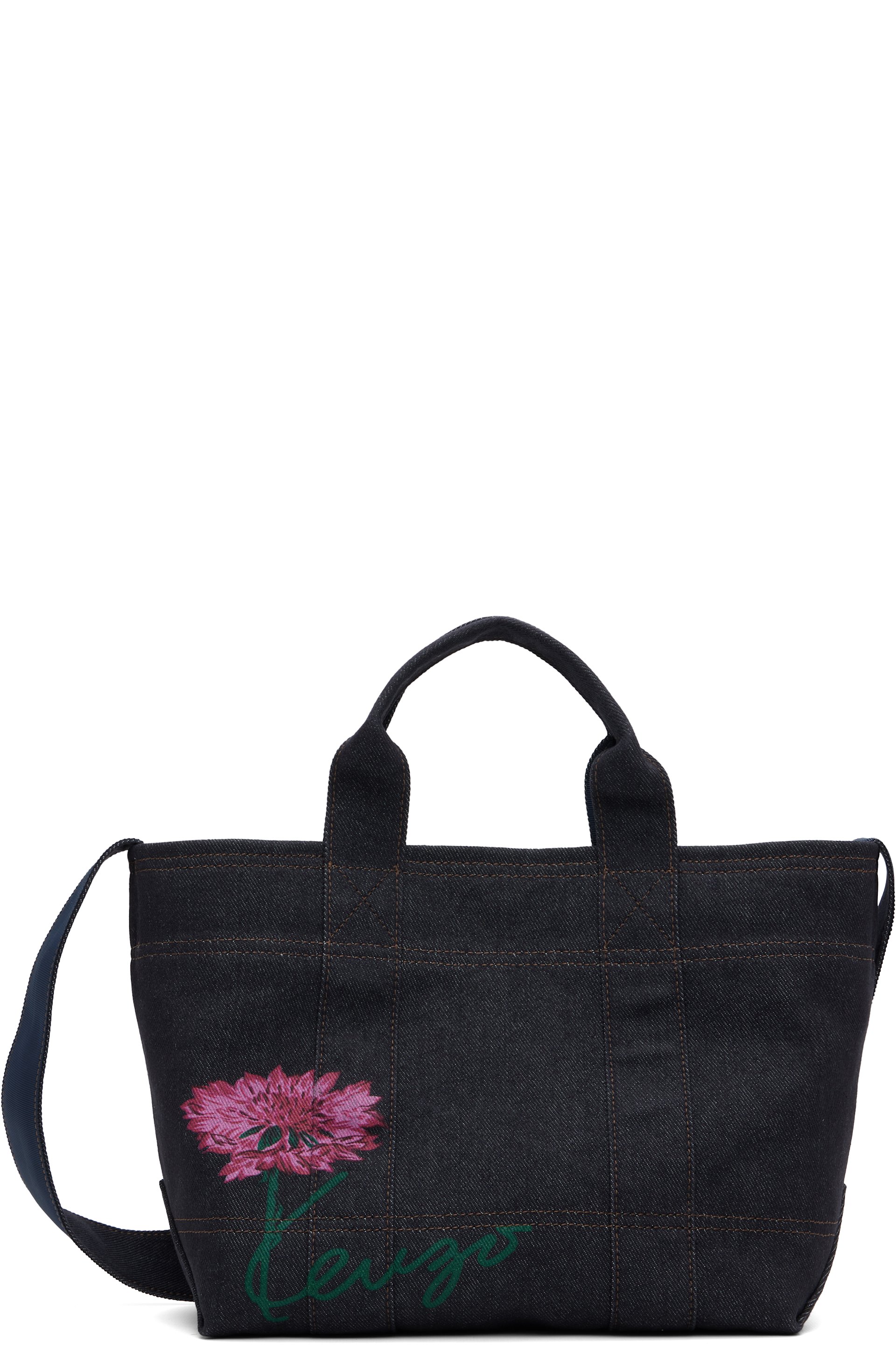 Kenzo - Navy Kenzo Paris 'Kenzo Tulip' Small Tote