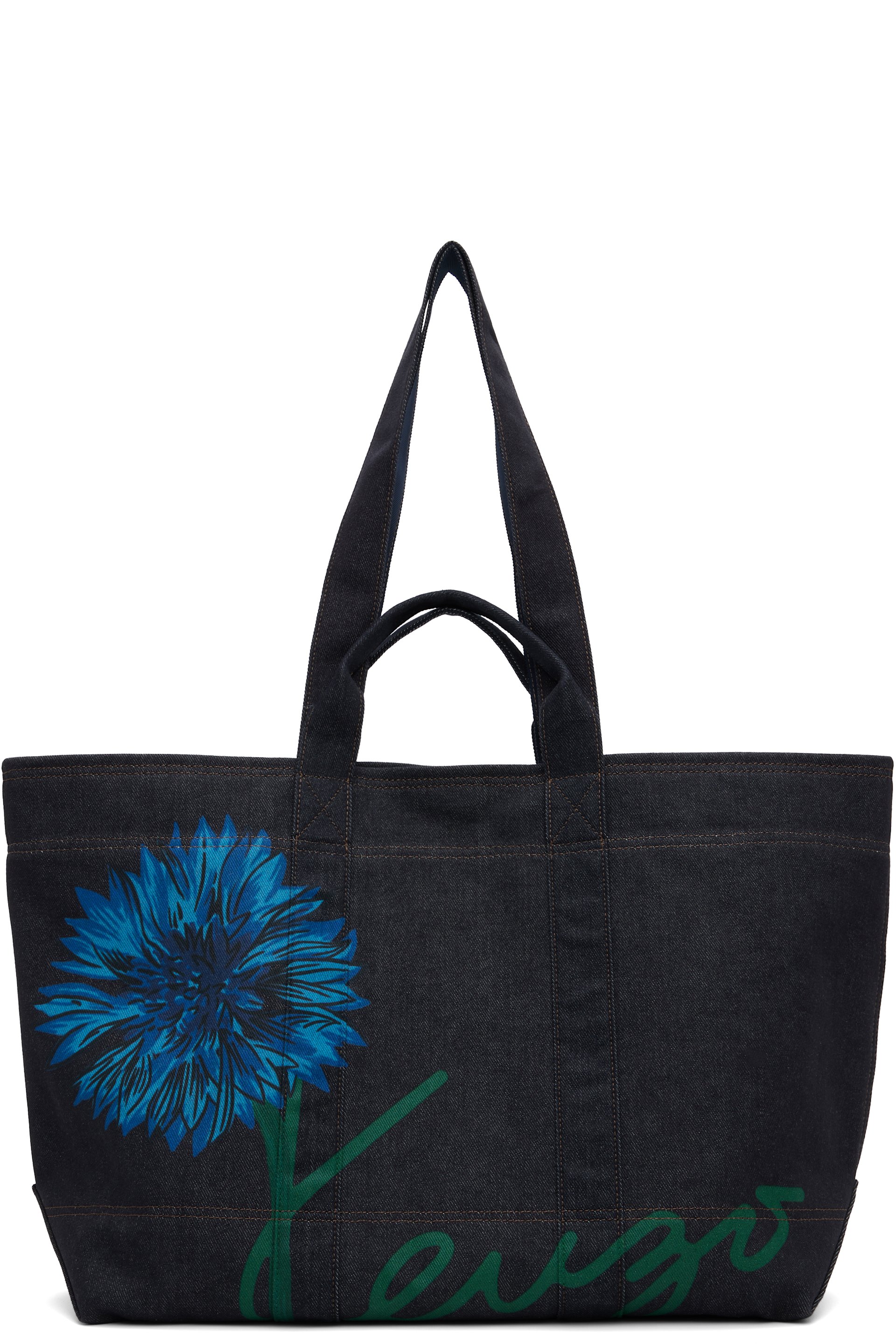Kenzo - Navy Kenzo Paris 'Kenzo Tulip' Large Tote