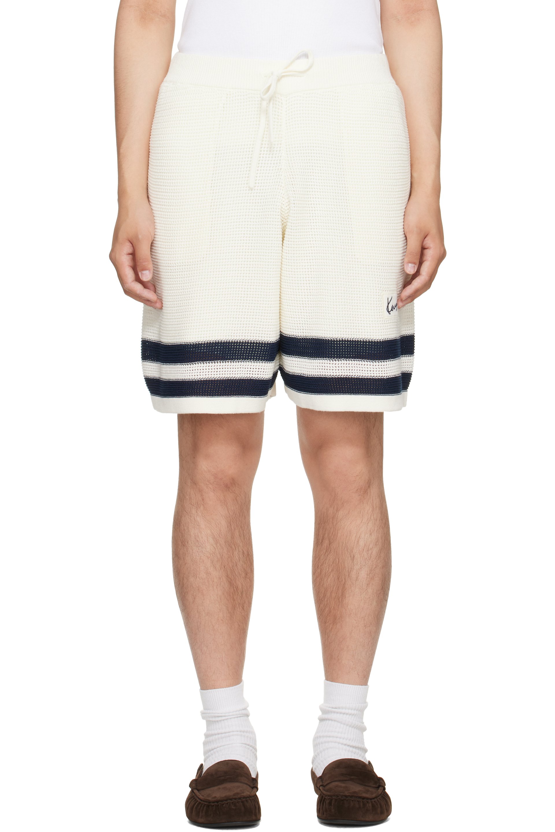 Kenzo - Off-White Kenzo Paris Mesh Shorts