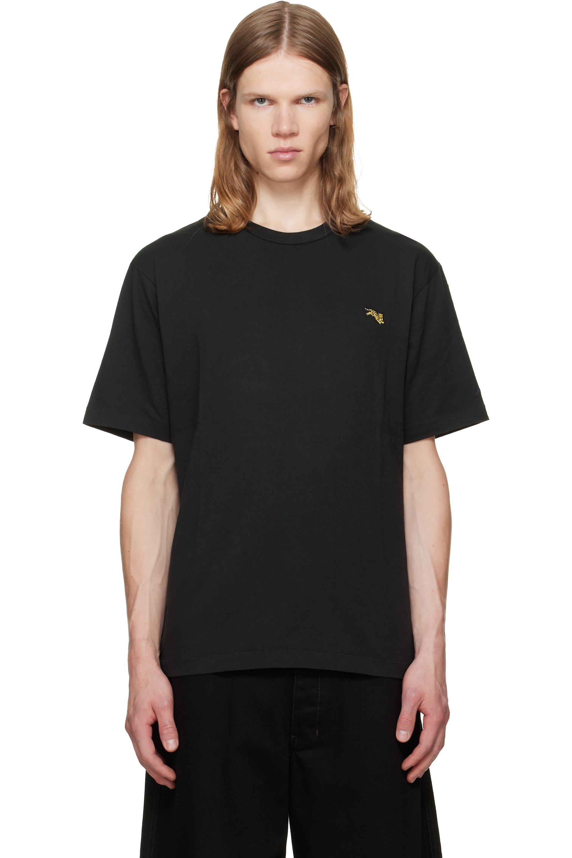 Kenzo - Black Kenzo Paris 'KENZO Jumping Tiger' Embroidered T-shirt