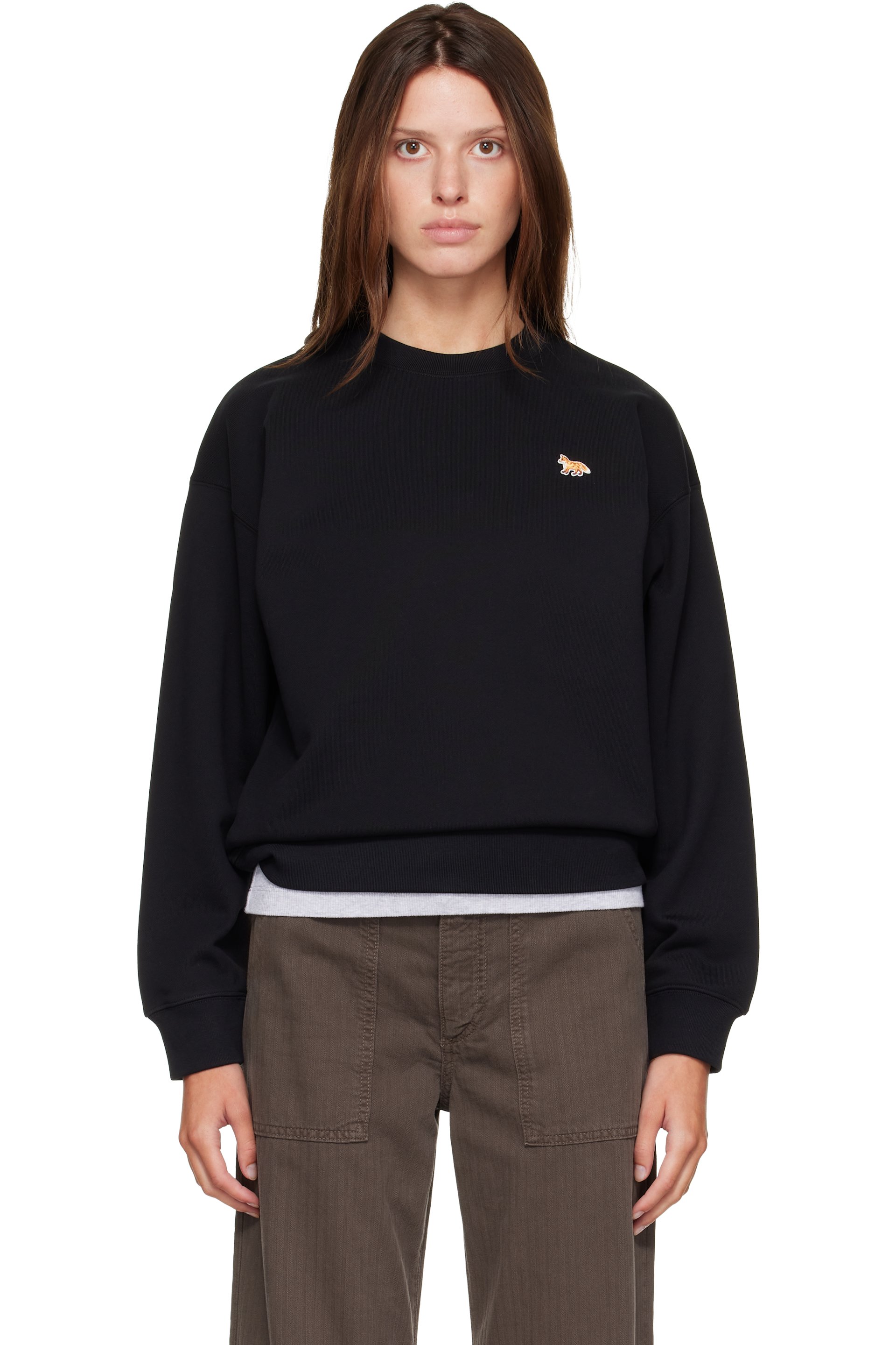 Maison Kitsuné - Black Baby Fox Comfort Sweatshirt