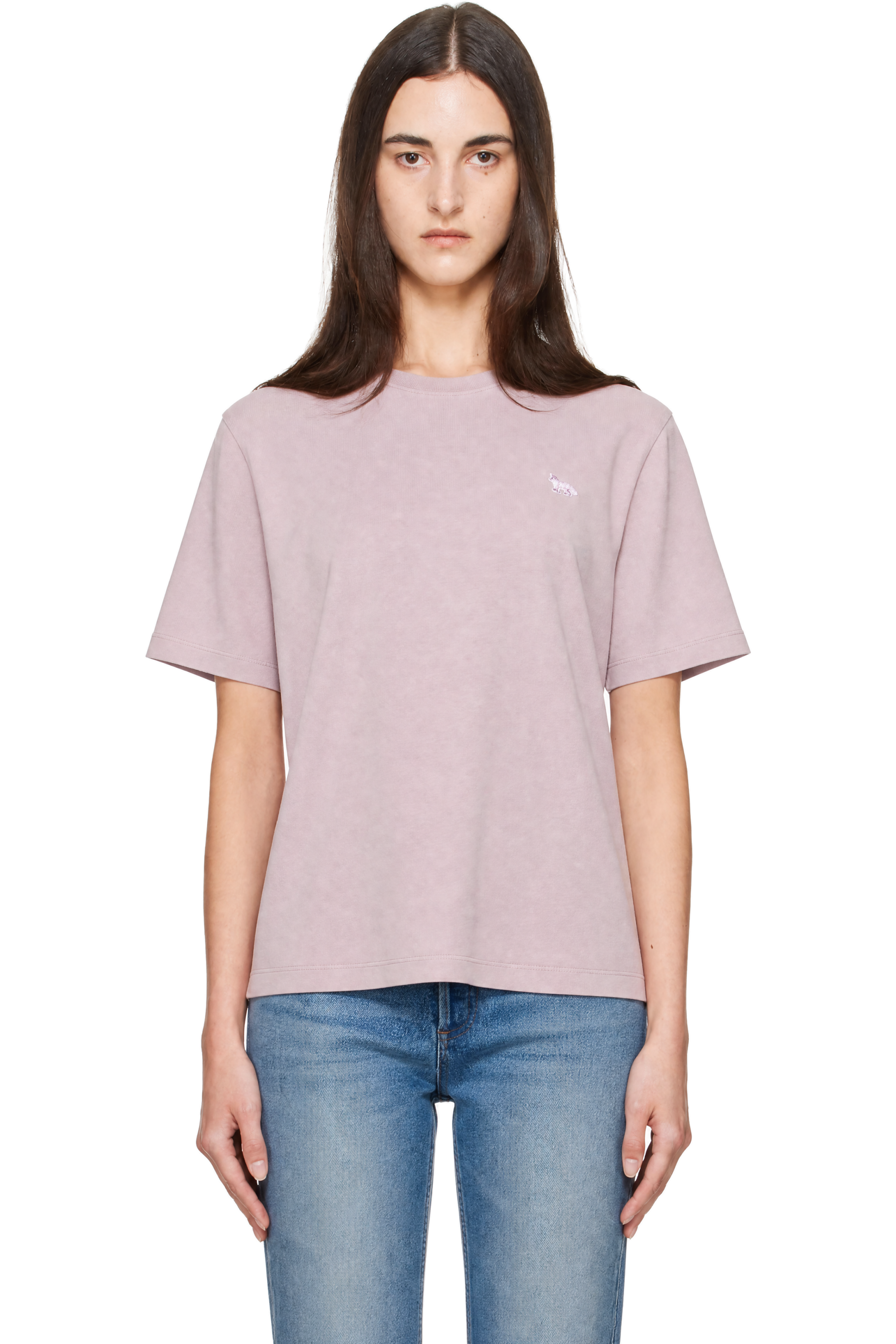 Maison Kitsuné - Purple Baby Fox Faded Comfort T-shirt