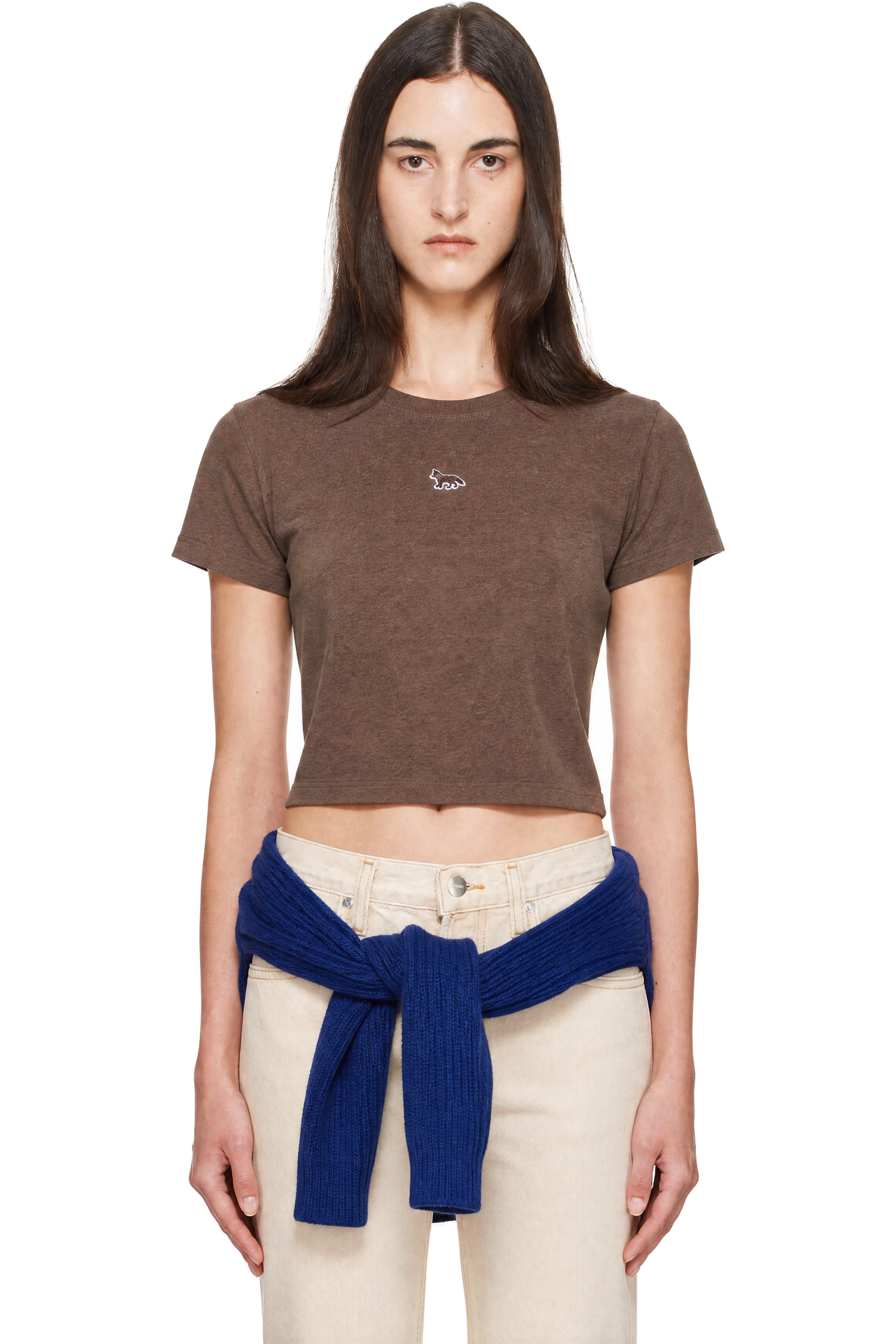 Maison Kitsuné - Brown Baby Fox Baby T-shirt