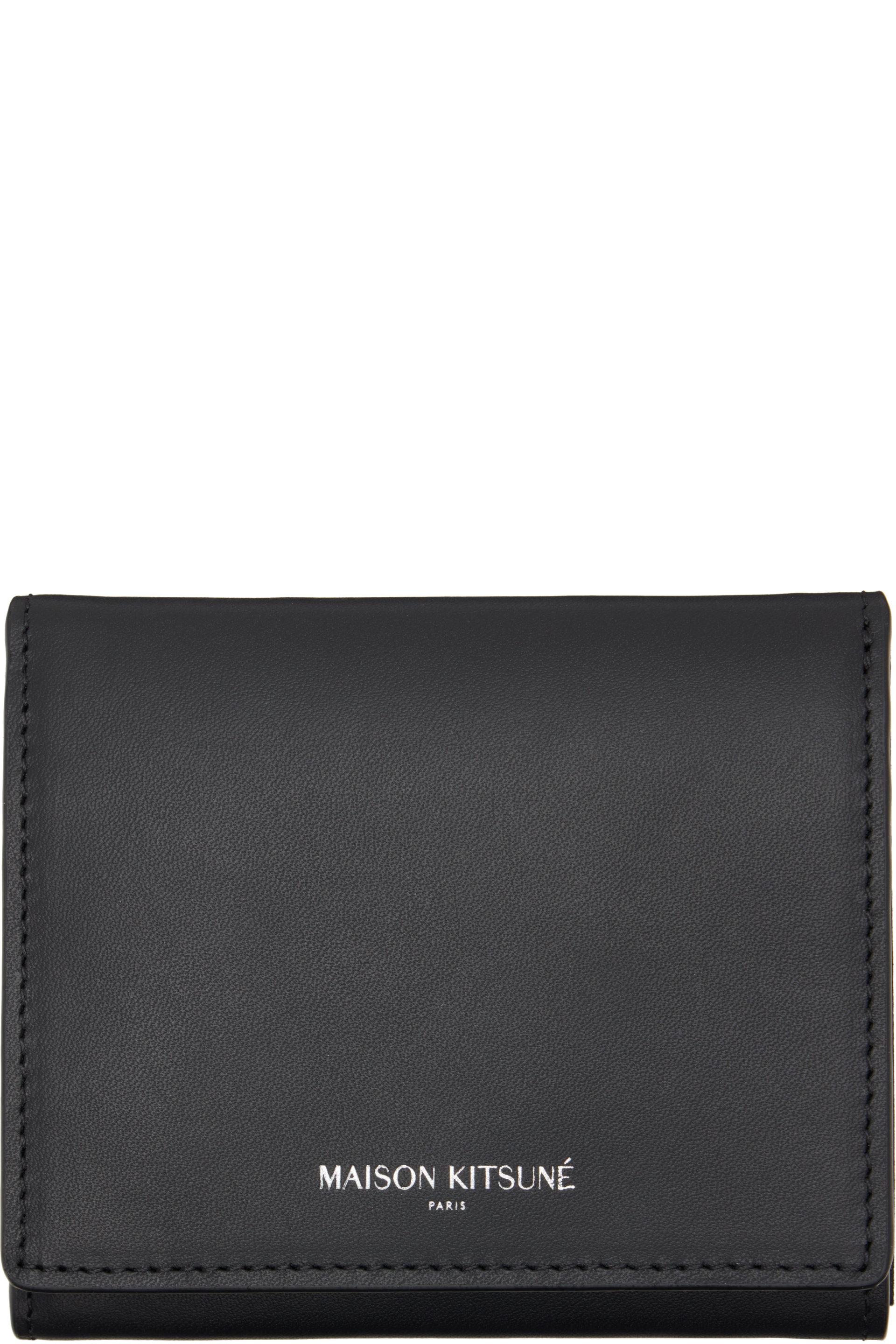 Maison Kitsuné - Black Paris Trifold Wallet