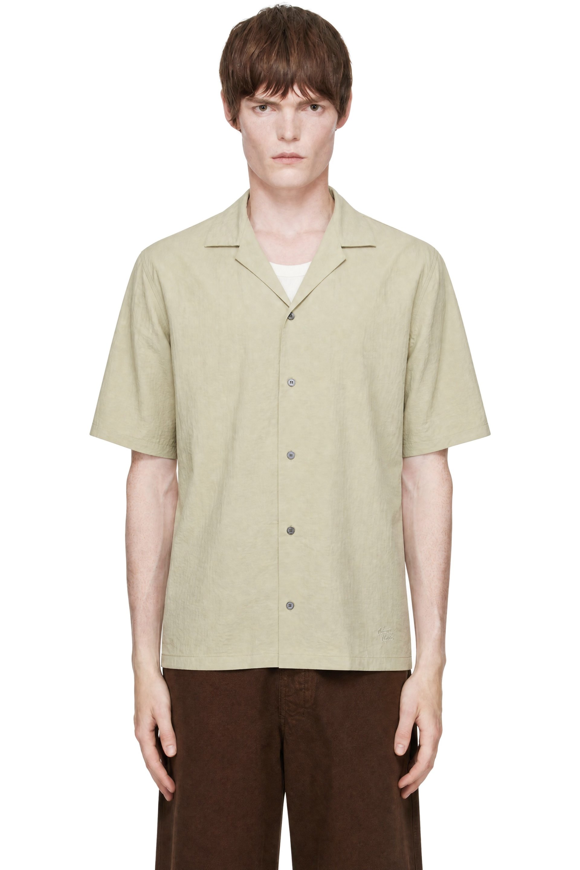Maison Kitsuné - Khaki Resort Shirt