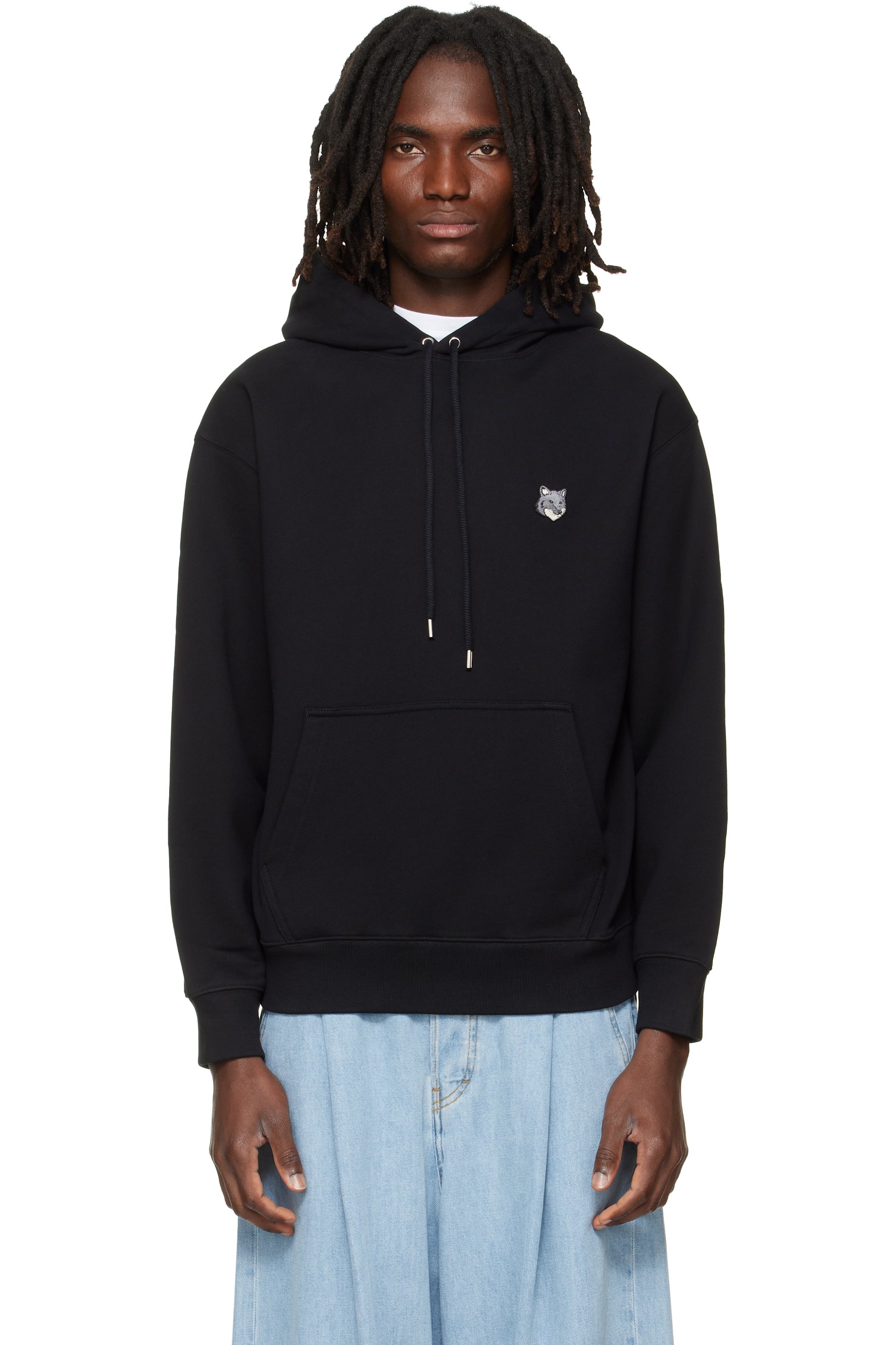 Maison Kitsuné - Black Fox Head Comfort Hoodie