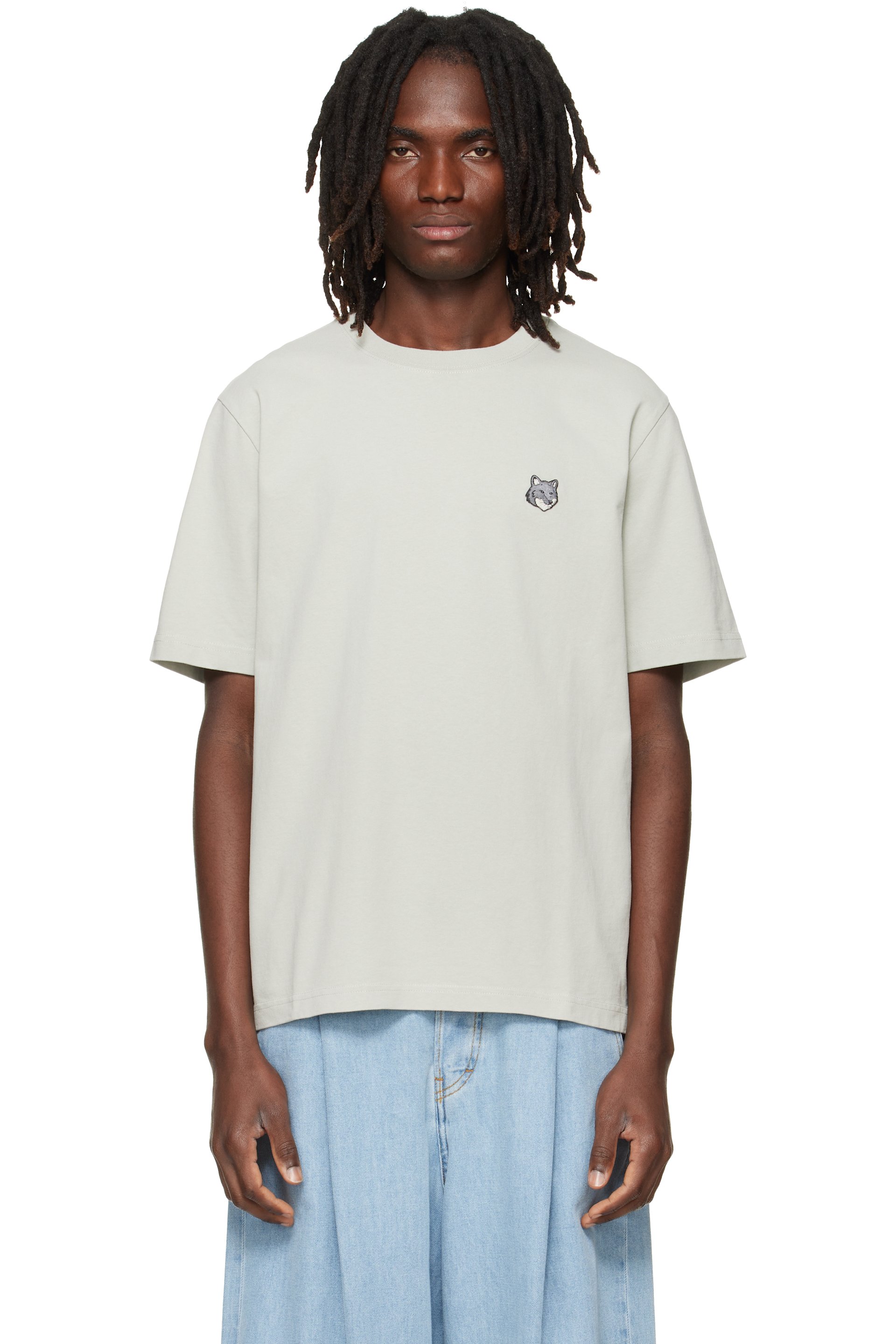 Maison Kitsuné - Green Fox Head Comfort T-shirt