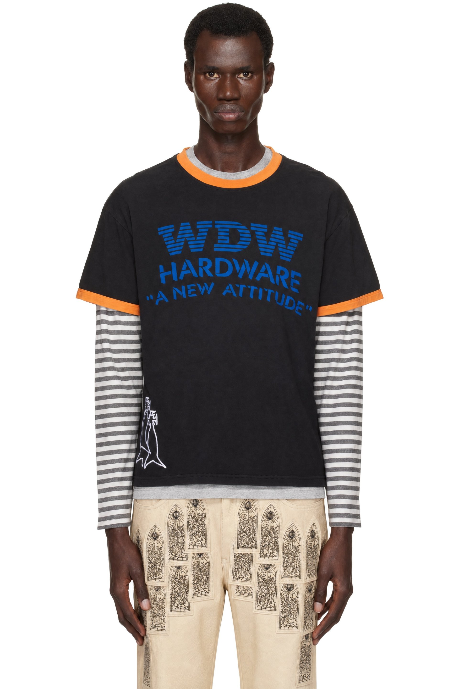 Who Decides War - Black 'WDW Hardware' Jersey T-shirt