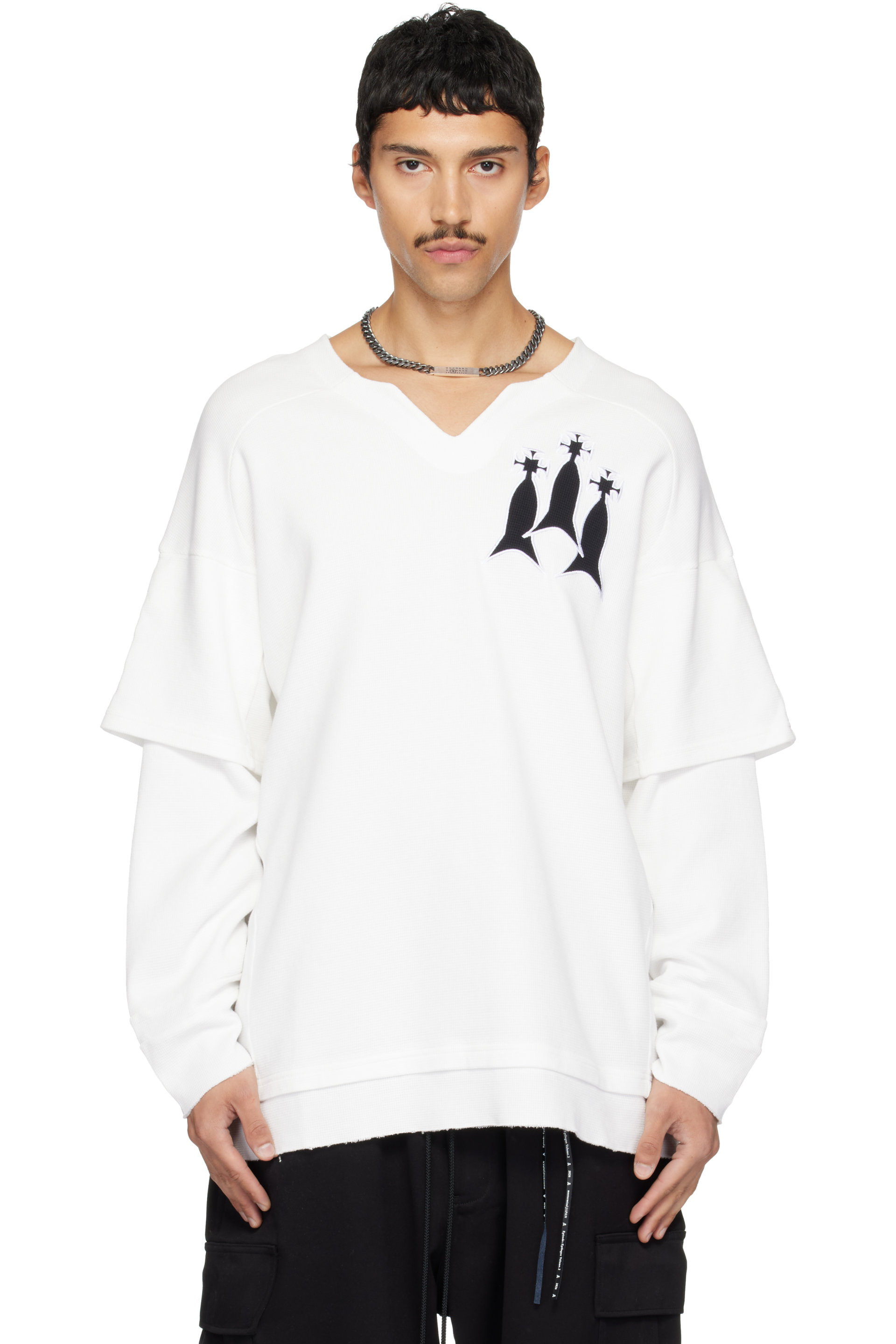 Who Decides War - White Futbal Jersey Long Sleeve T-shirt