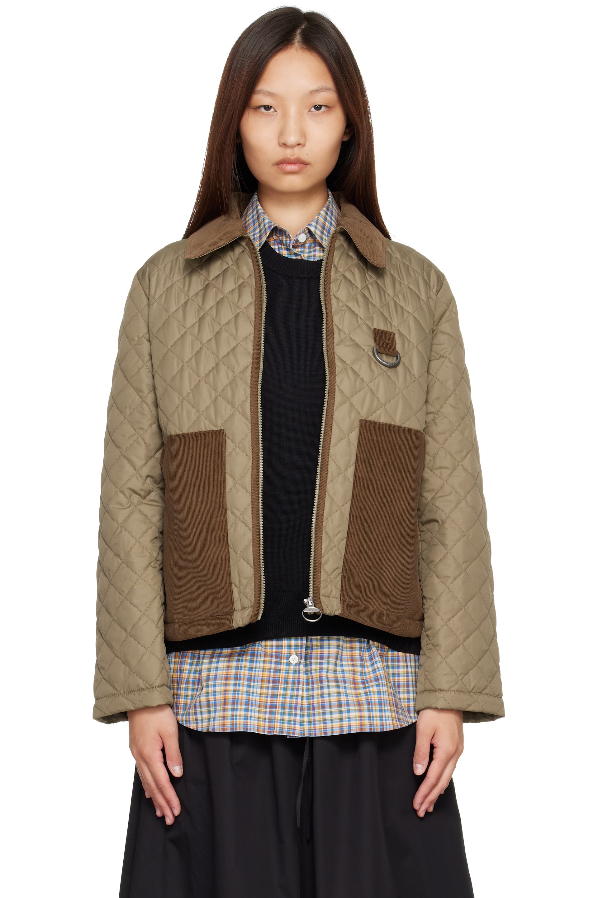 Barbour - Khaki Aylesby Quilted Jacket