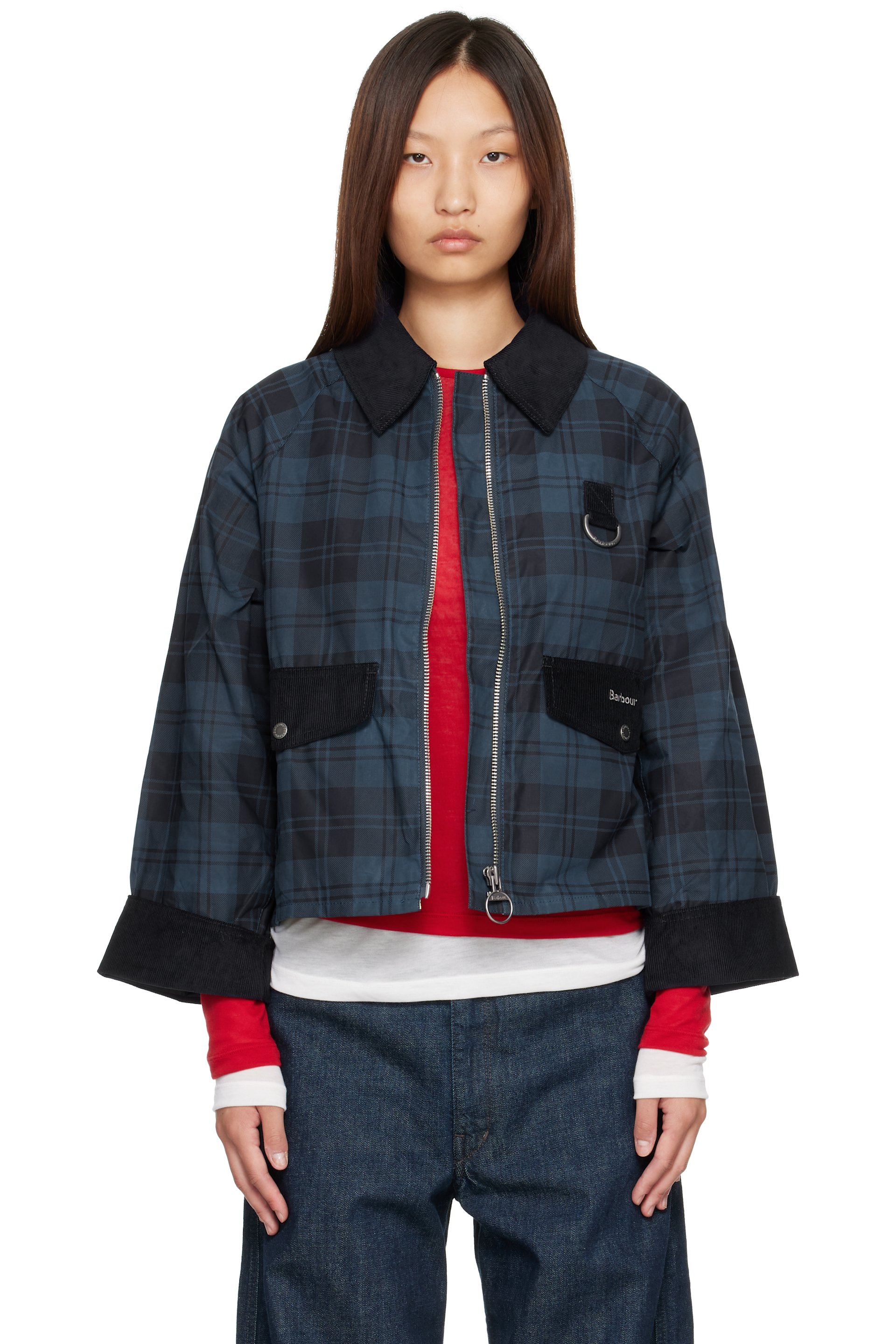Barbour - Navy Baiton Casual Jacket