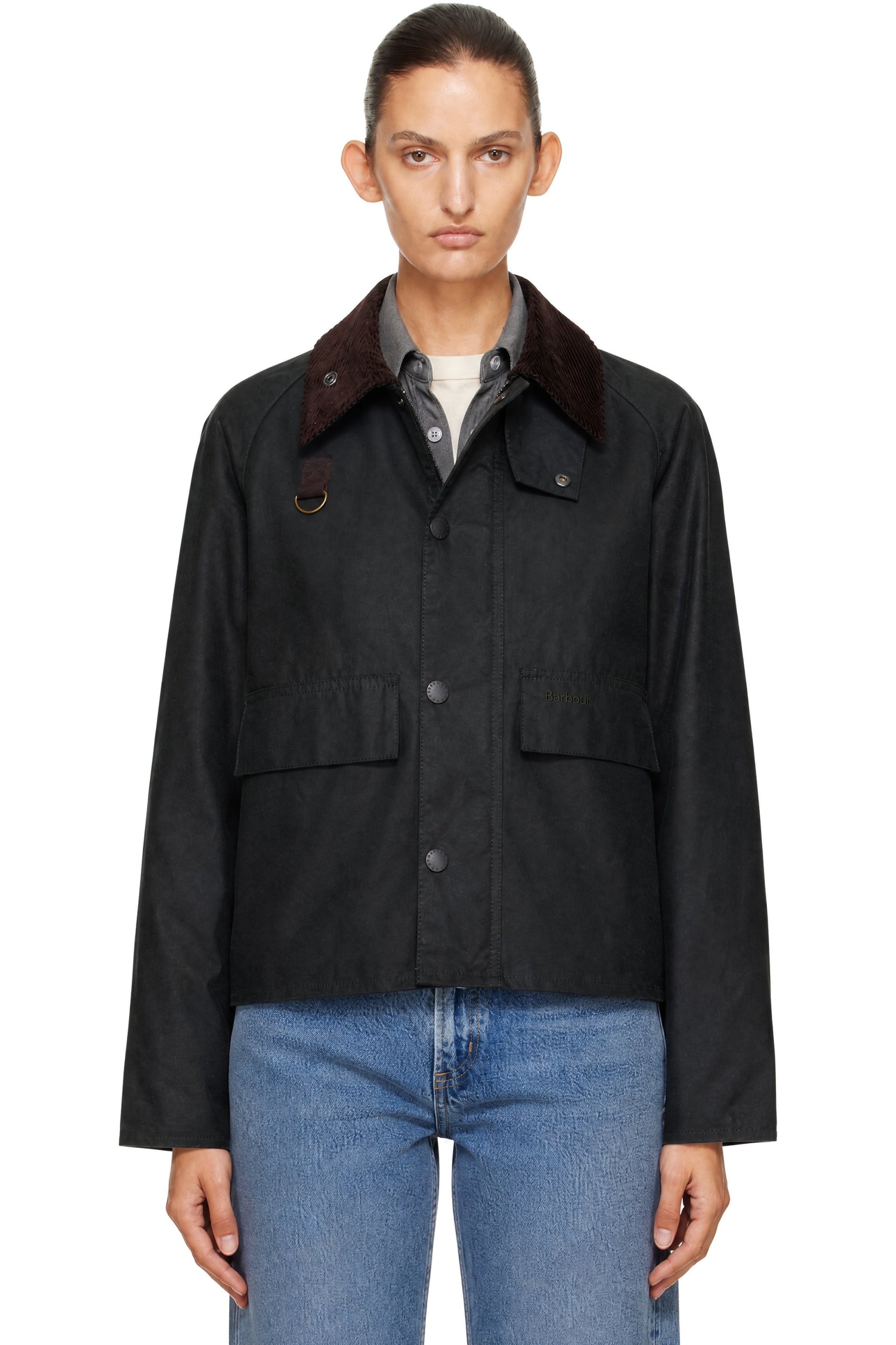 Barbour - Green Spey Slim Waxed Jacket