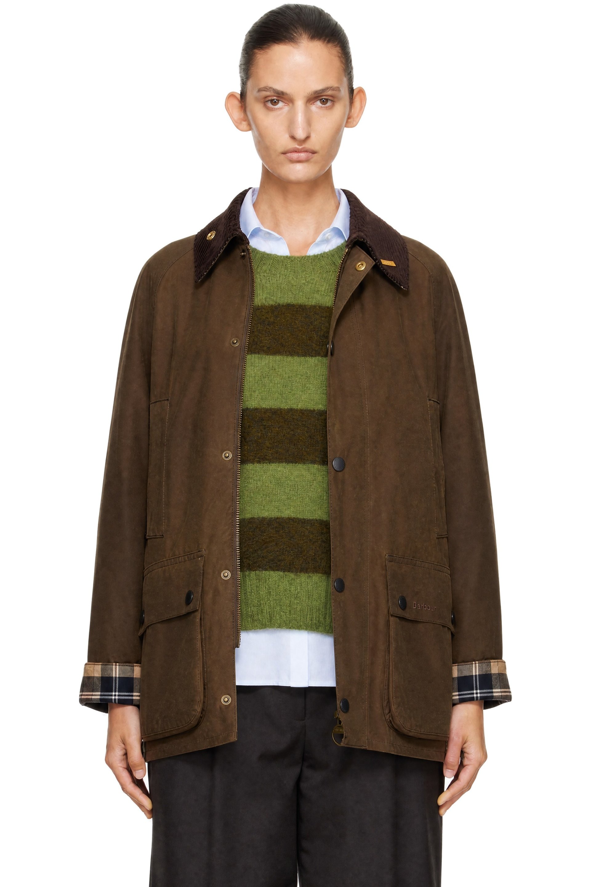 Barbour - Brown Icons Bedale Waxed Jacket