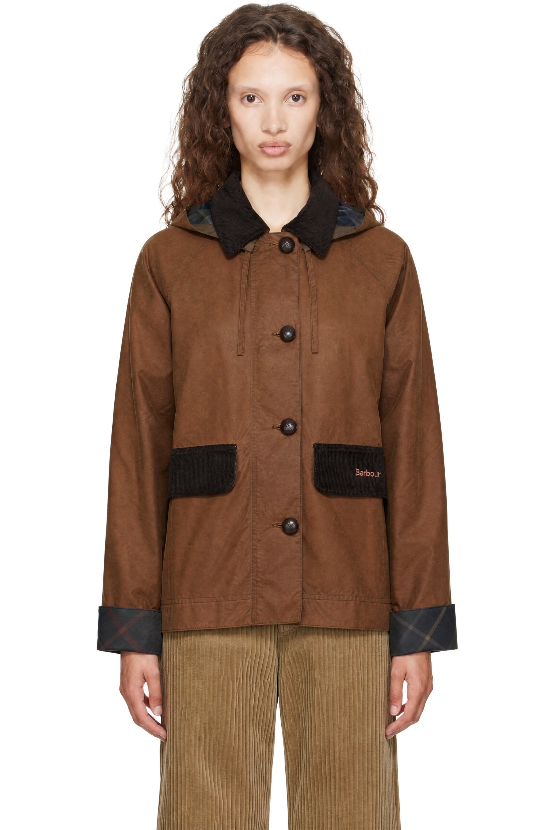 Barbour - Tan Adina Wax Jacket