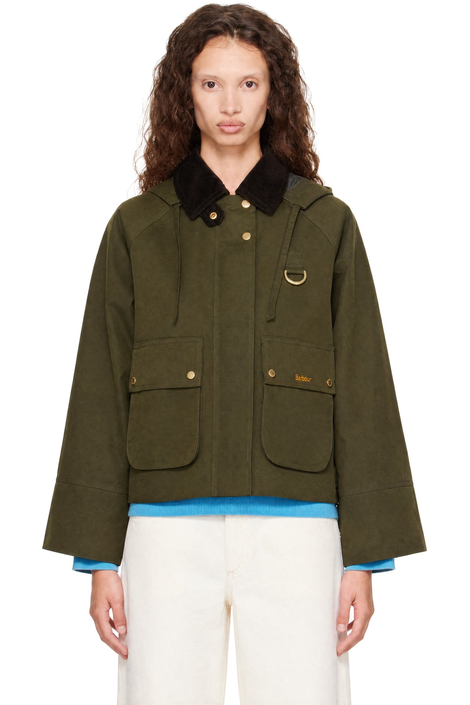 Barbour - Khaki Terringtone Showerproof Jacket