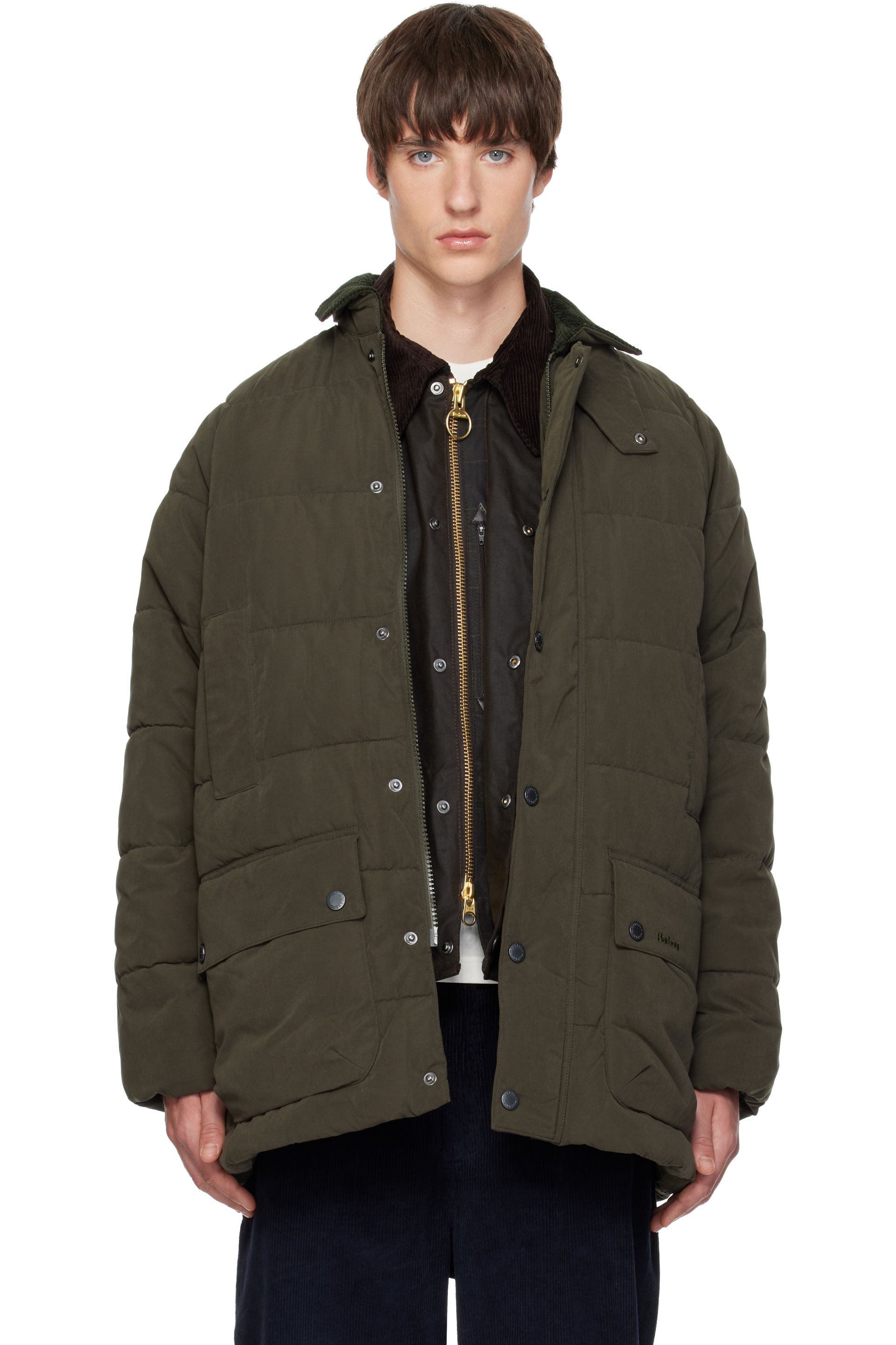 Barbour - Khaki Beaufort Puffer Jacket