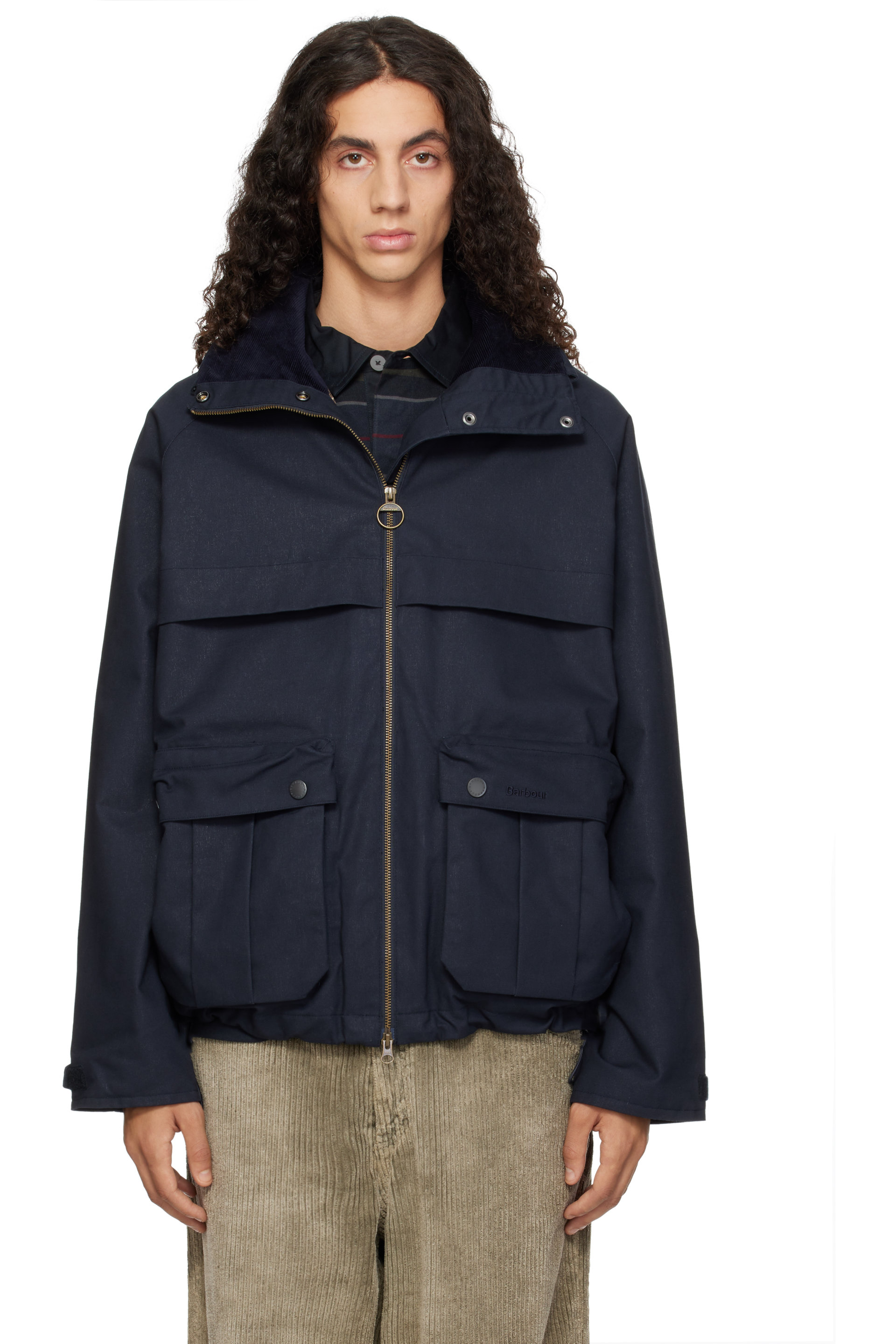 Barbour - Navy Ursula Wading Waterproof Rain Jacket