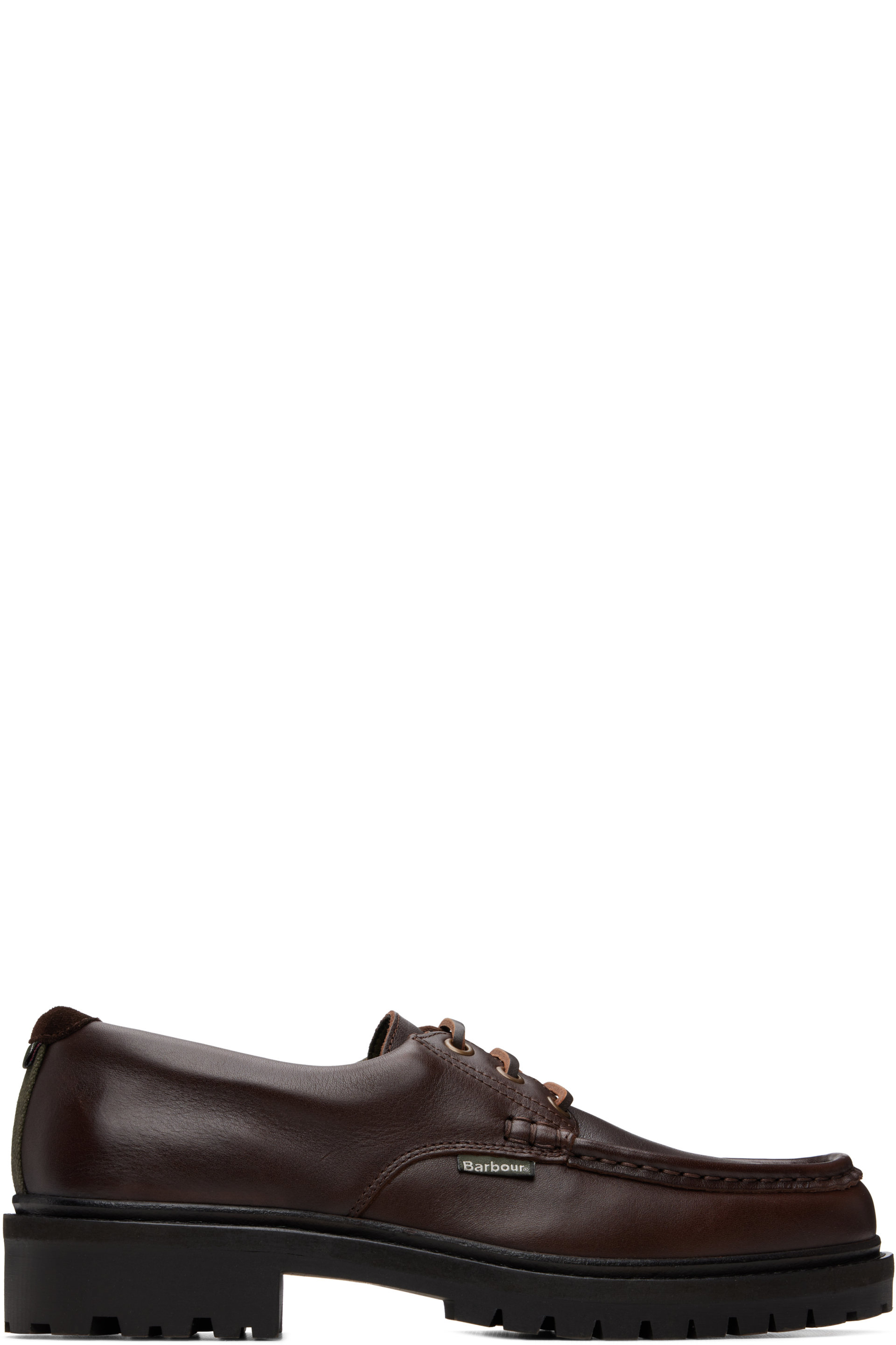 Barbour - Brown Paxton Apron Leather Derbys