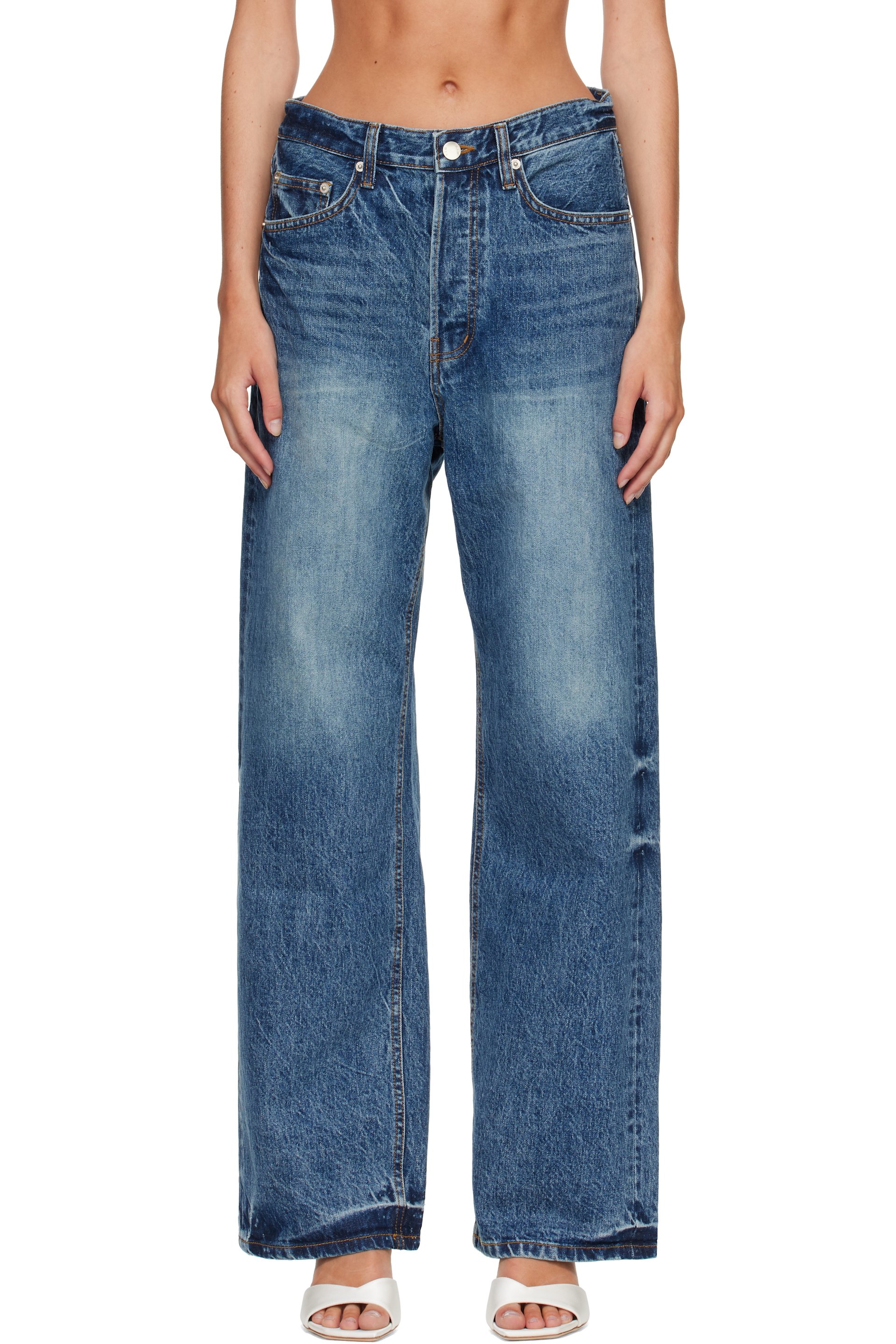 R2W - Blue Edric Straight Jeans