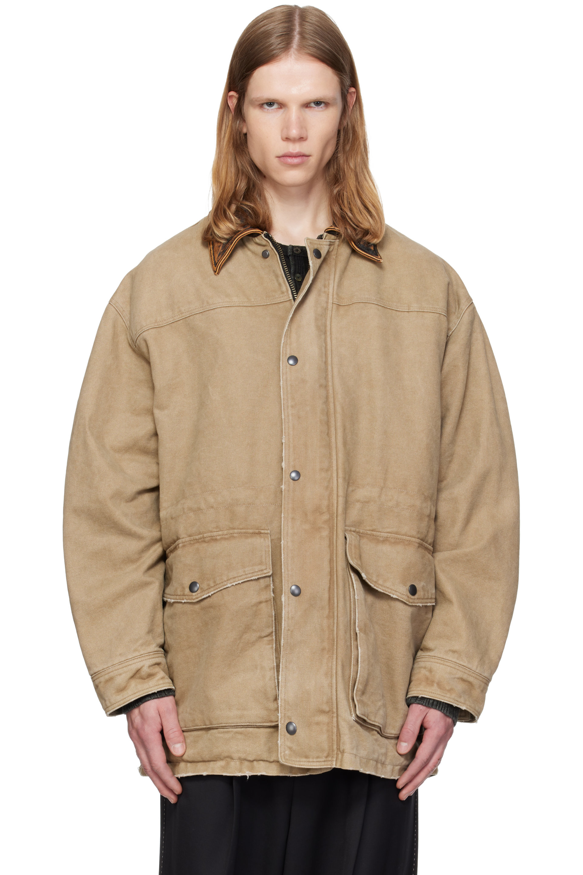 MMIC - Beige Closed Form Jacket