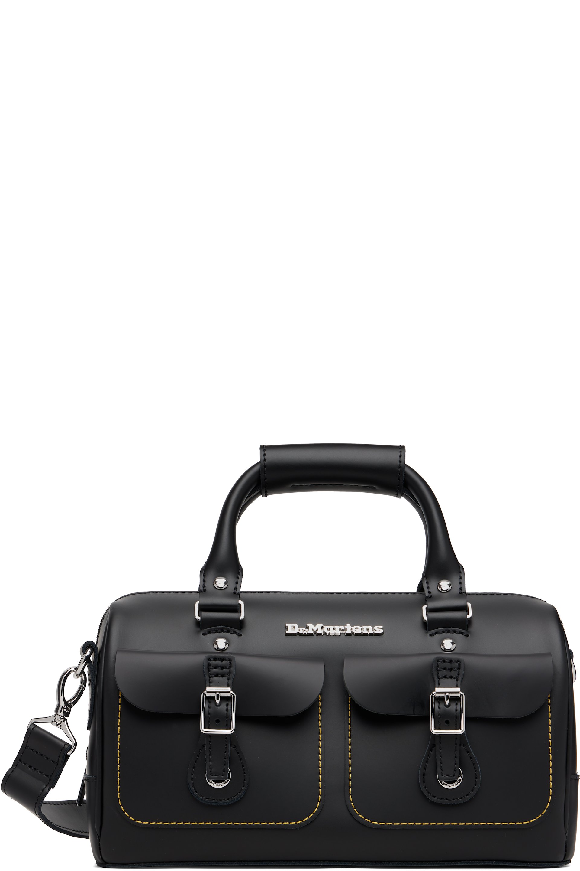 Dr. Martens - Black Kieve Leather Top Handle Bag