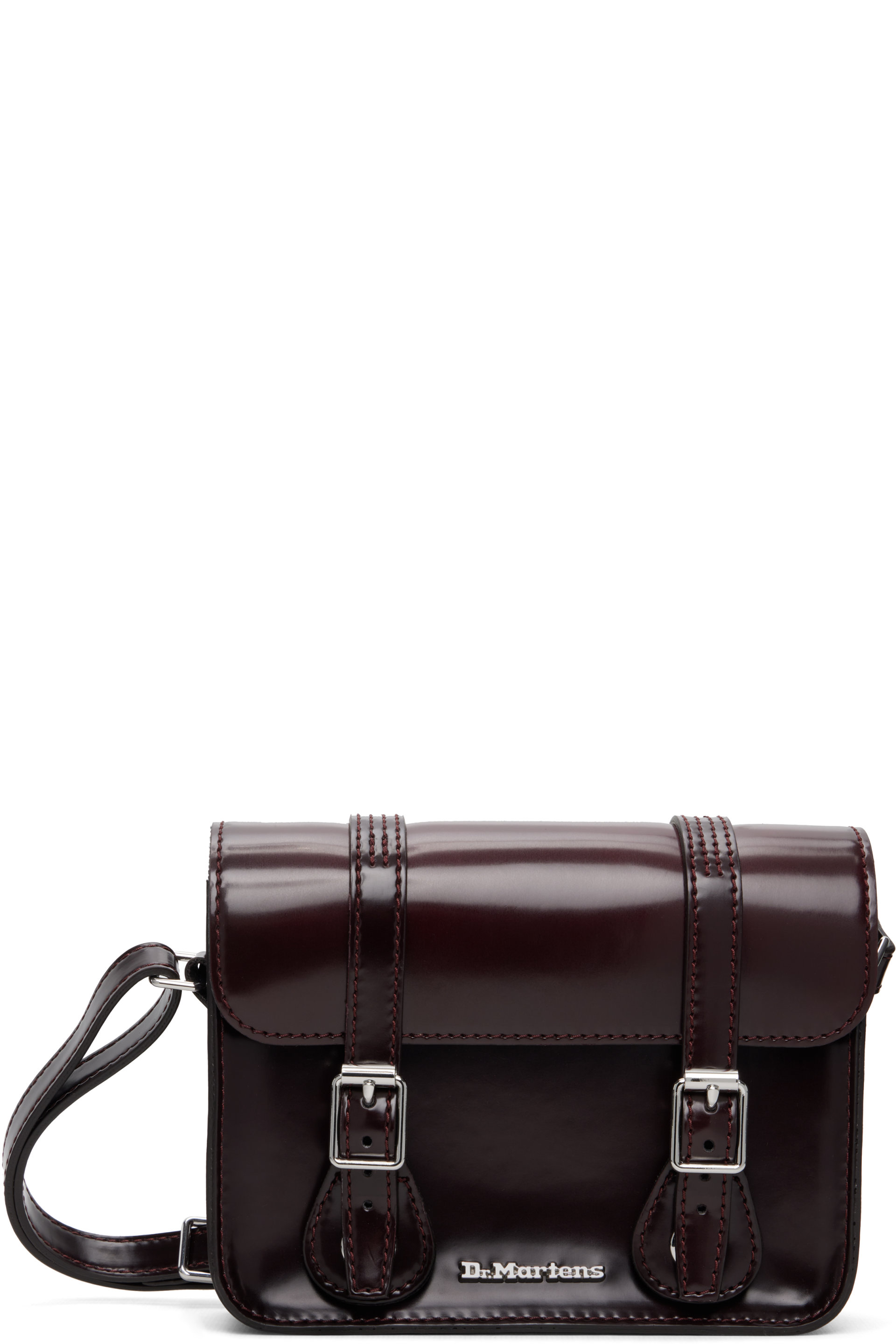 Dr. Martens - Burgundy 7 Inch Vegan Crossbody Bag