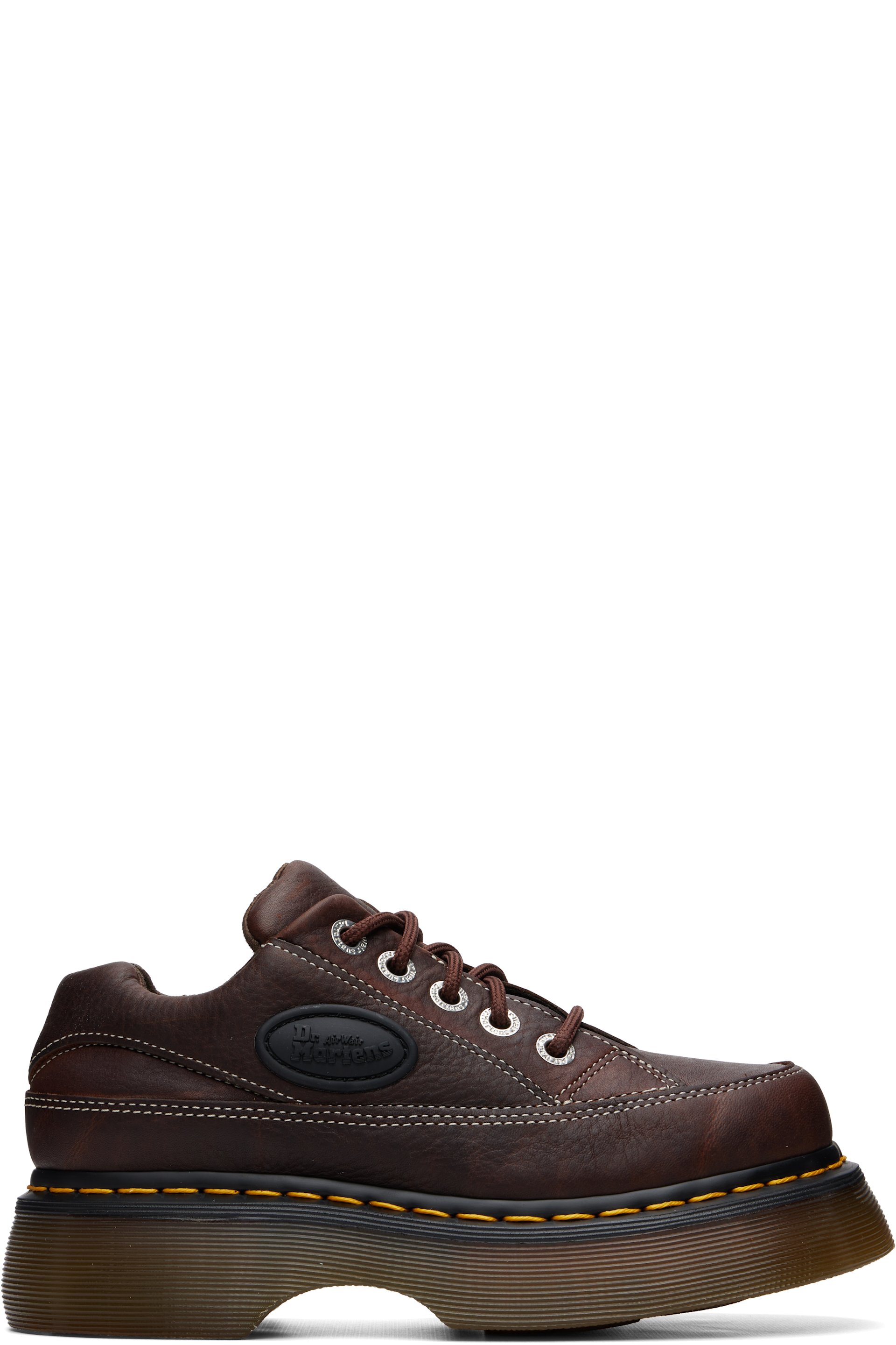 Dr. Martens - Brown Buzz 5-Eye Grizzly Leather Derbys