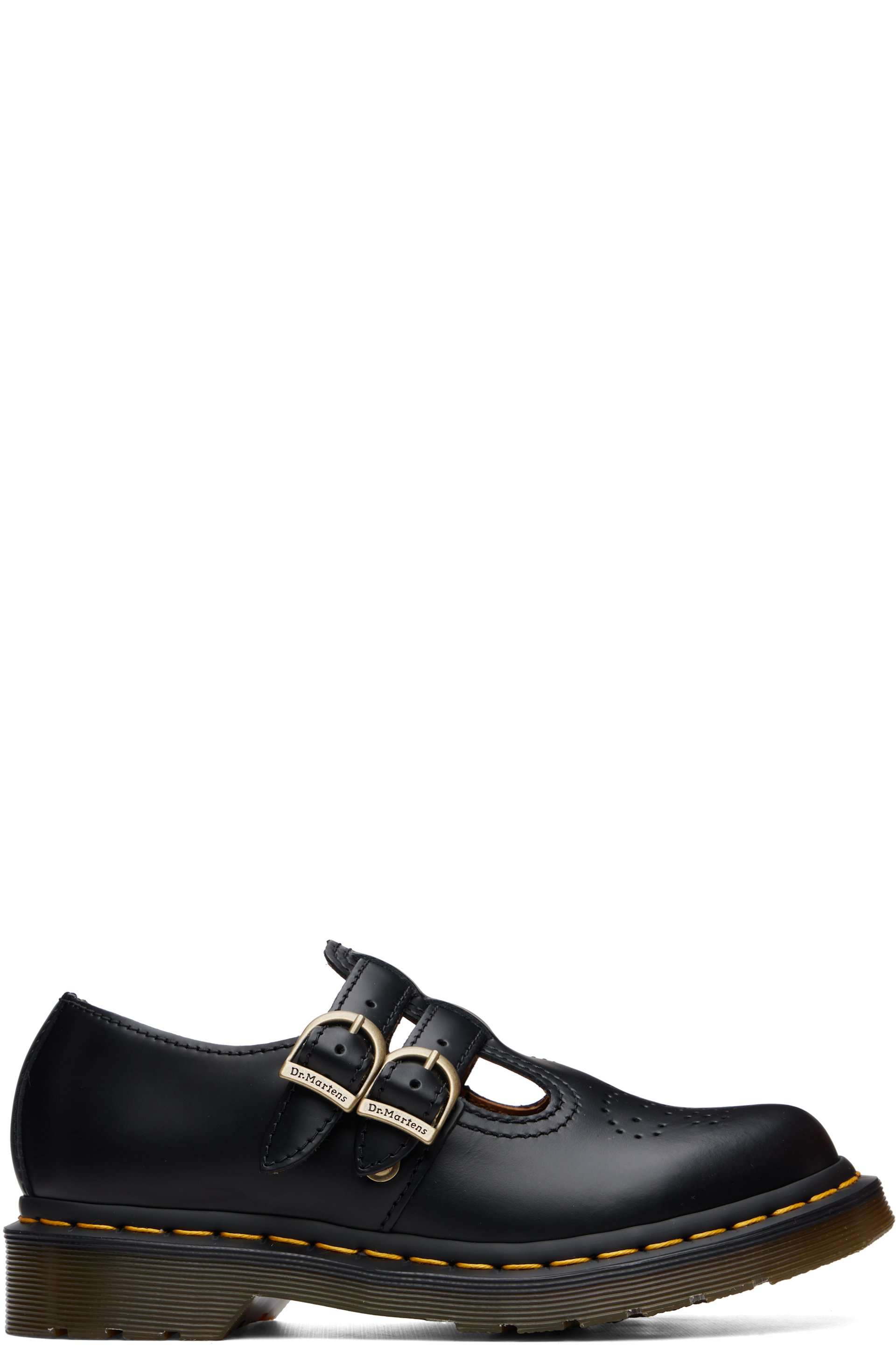 Dr. Martens - Brown 8065 Smooth Leather Mary Jane Loafers