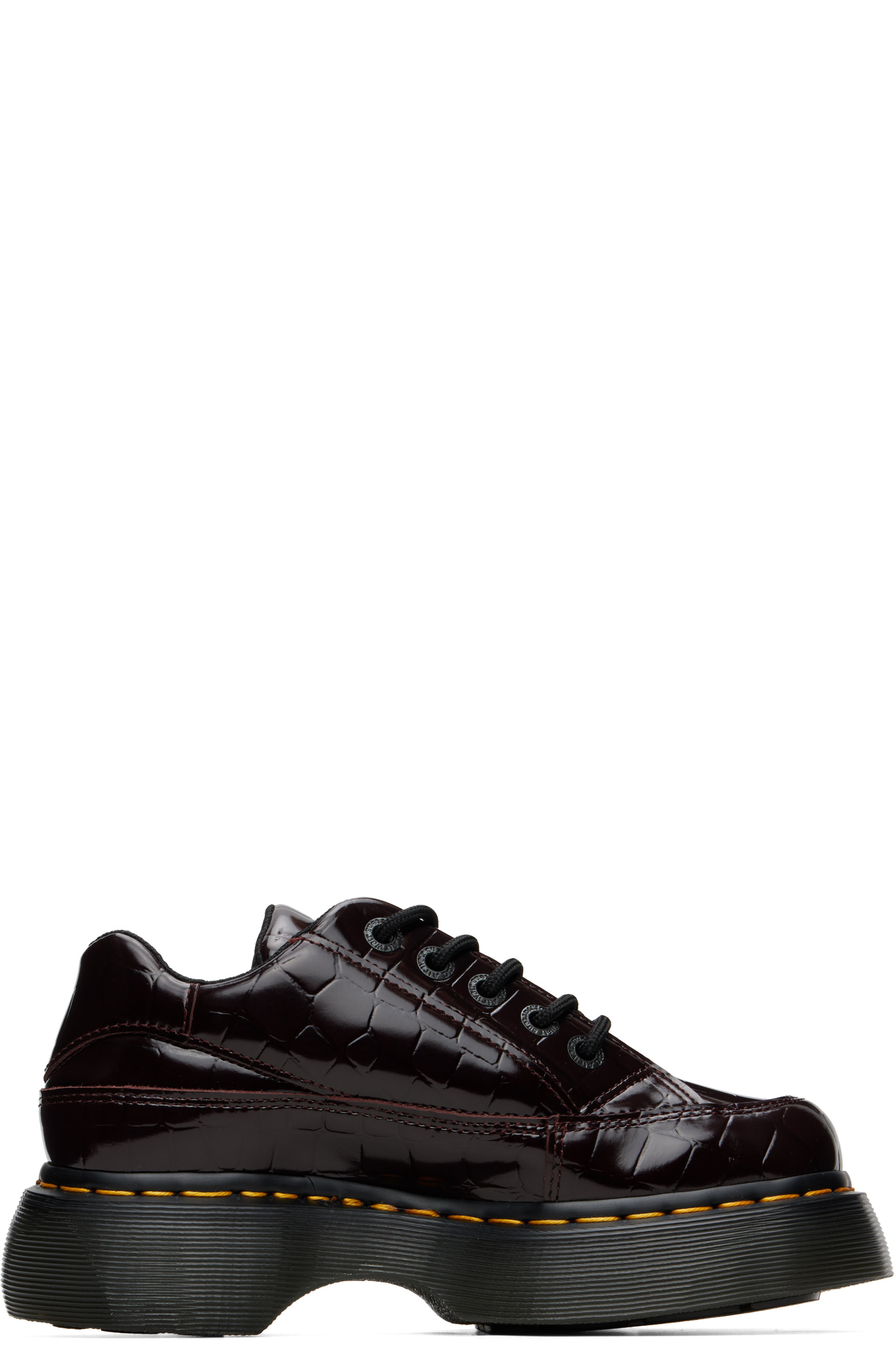 Dr. Martens - Burgundy Buzz 5-Eye Derbys