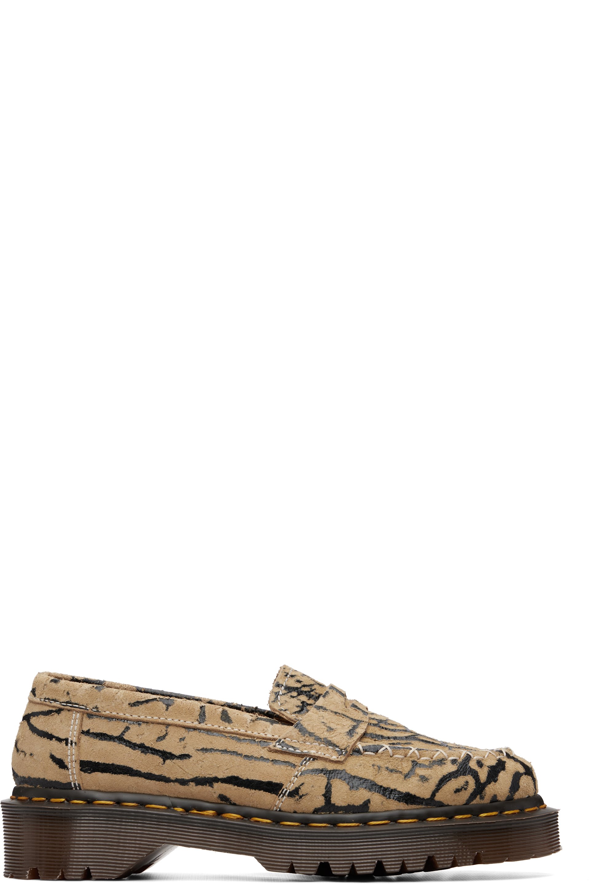 Dr. Martens - 驼色 Delapre Suede 乐福鞋