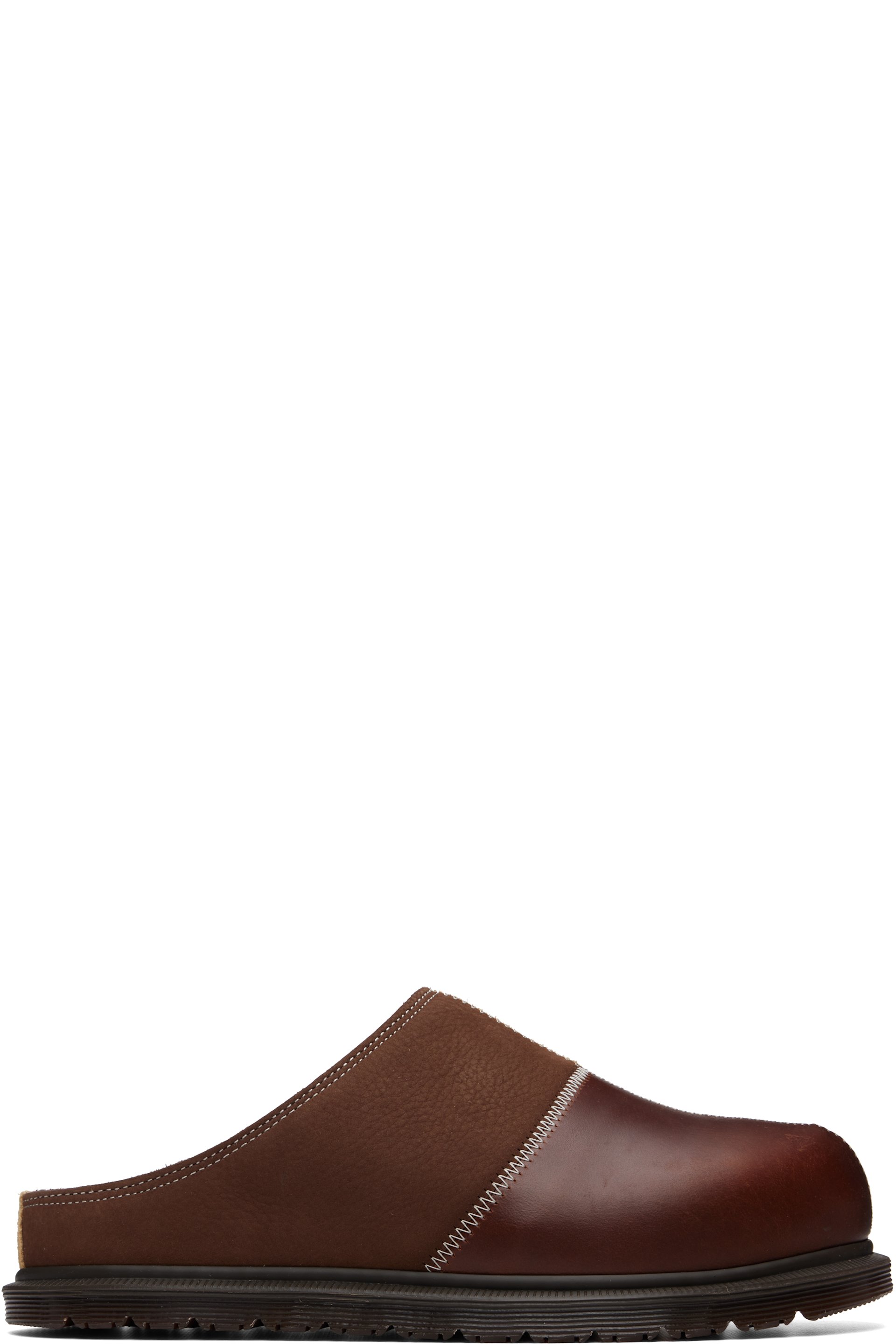 Dr. Martens - Brown & Black San Patchwork Loafers