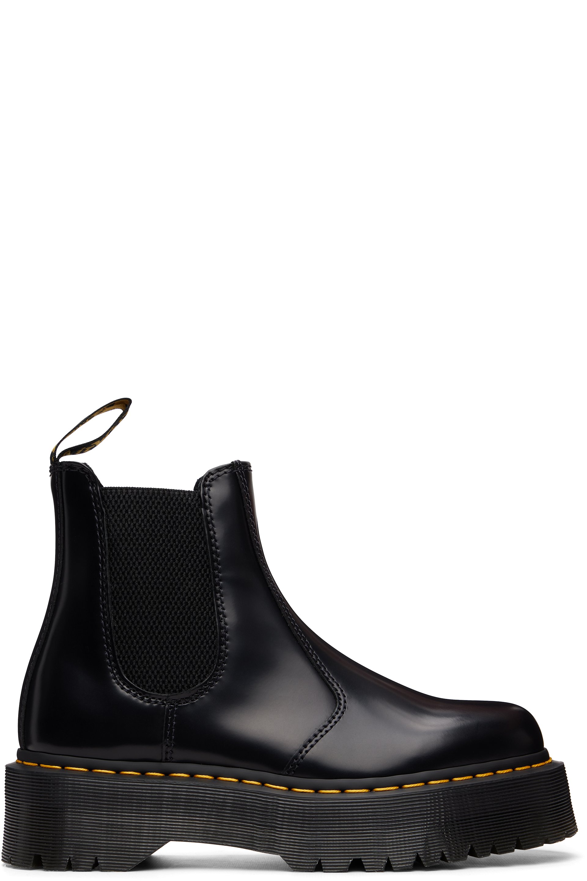 Dr. Martens - Bottes chelsea 2976 noires à plateforme
