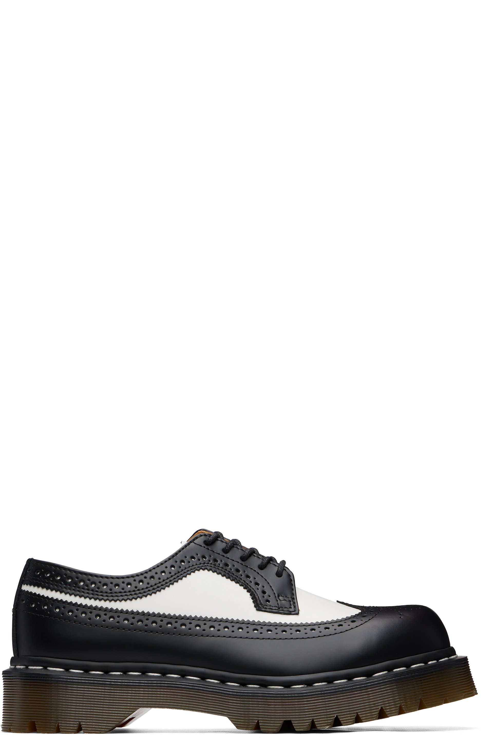 Dr. Martens - Black & White 3989 Bex Brogue Derbys
