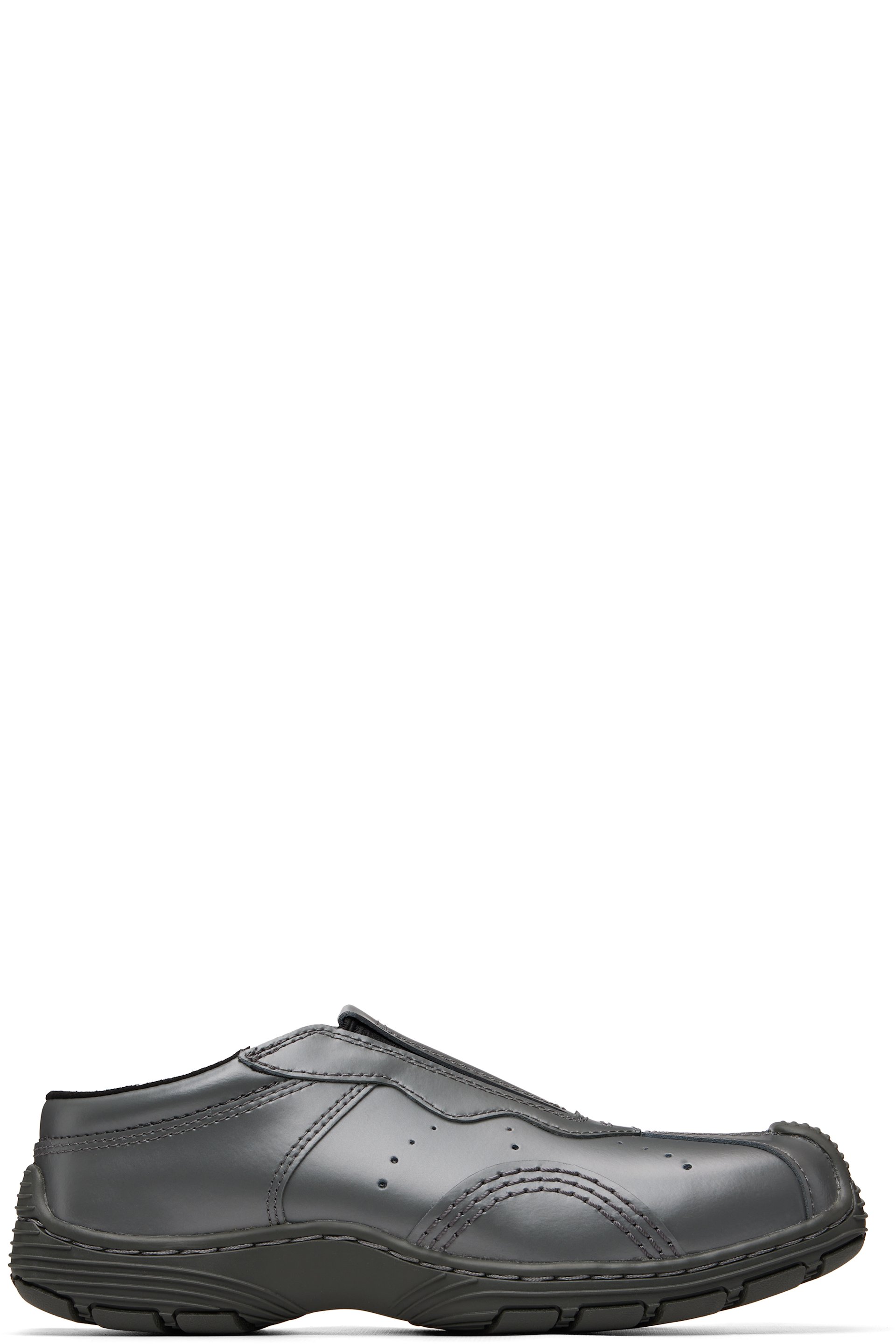 Dr. Martens - Flâneurs de style mule Aurix gris en cuir