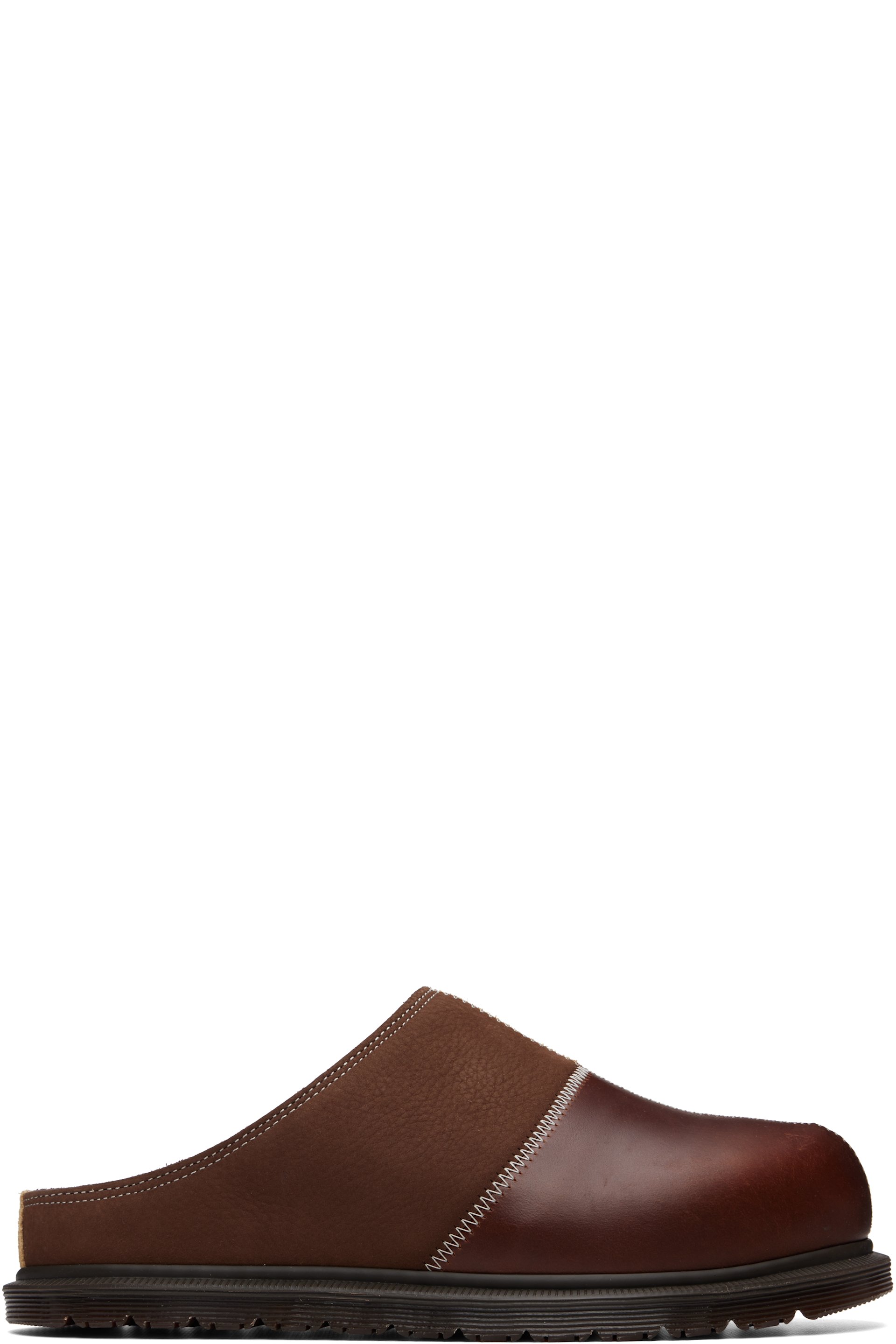 Dr. Martens - Brown & Black San Patchwork Loafers