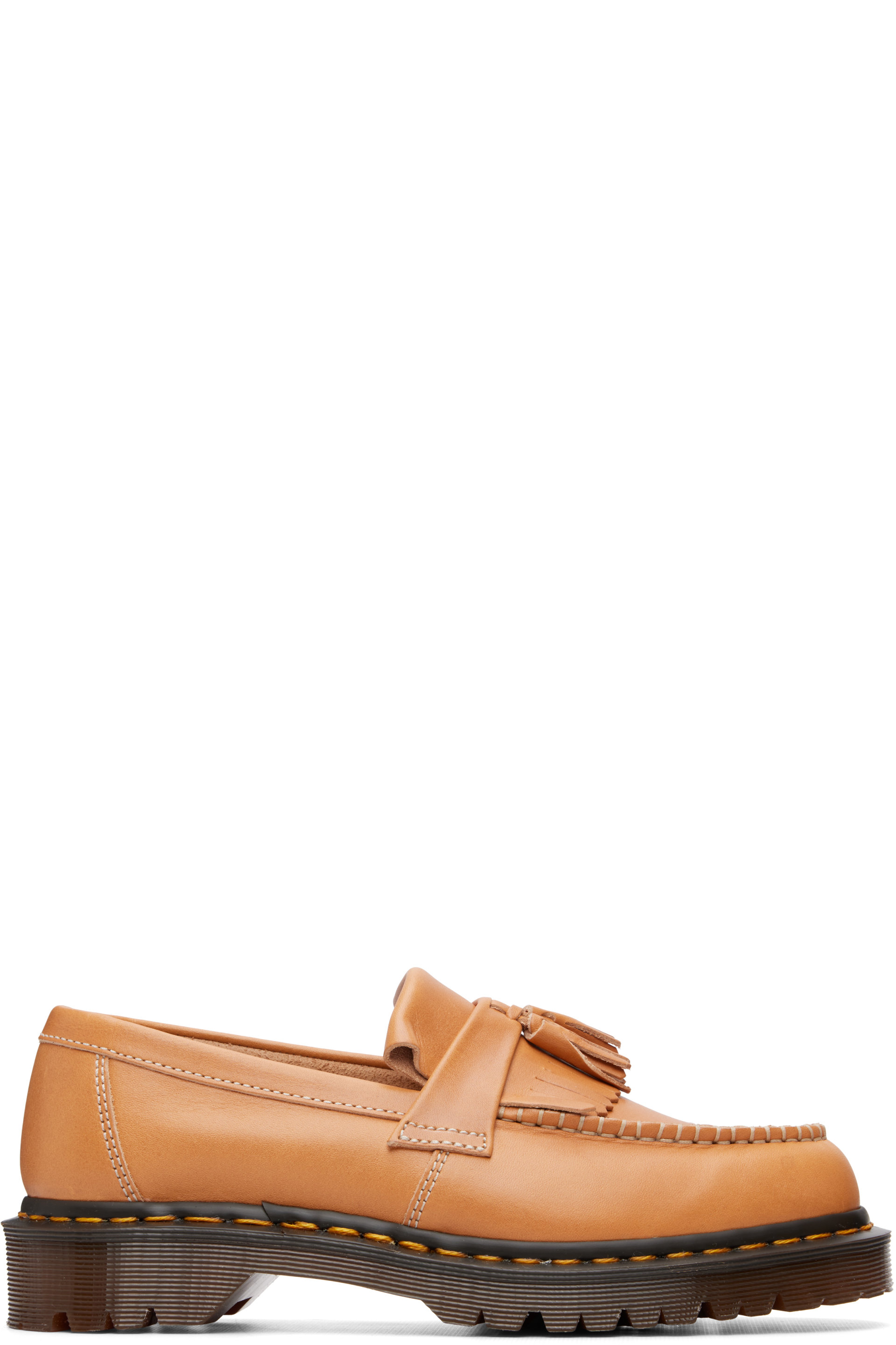 Dr. Martens - Beige Adrian Tassel Loafers