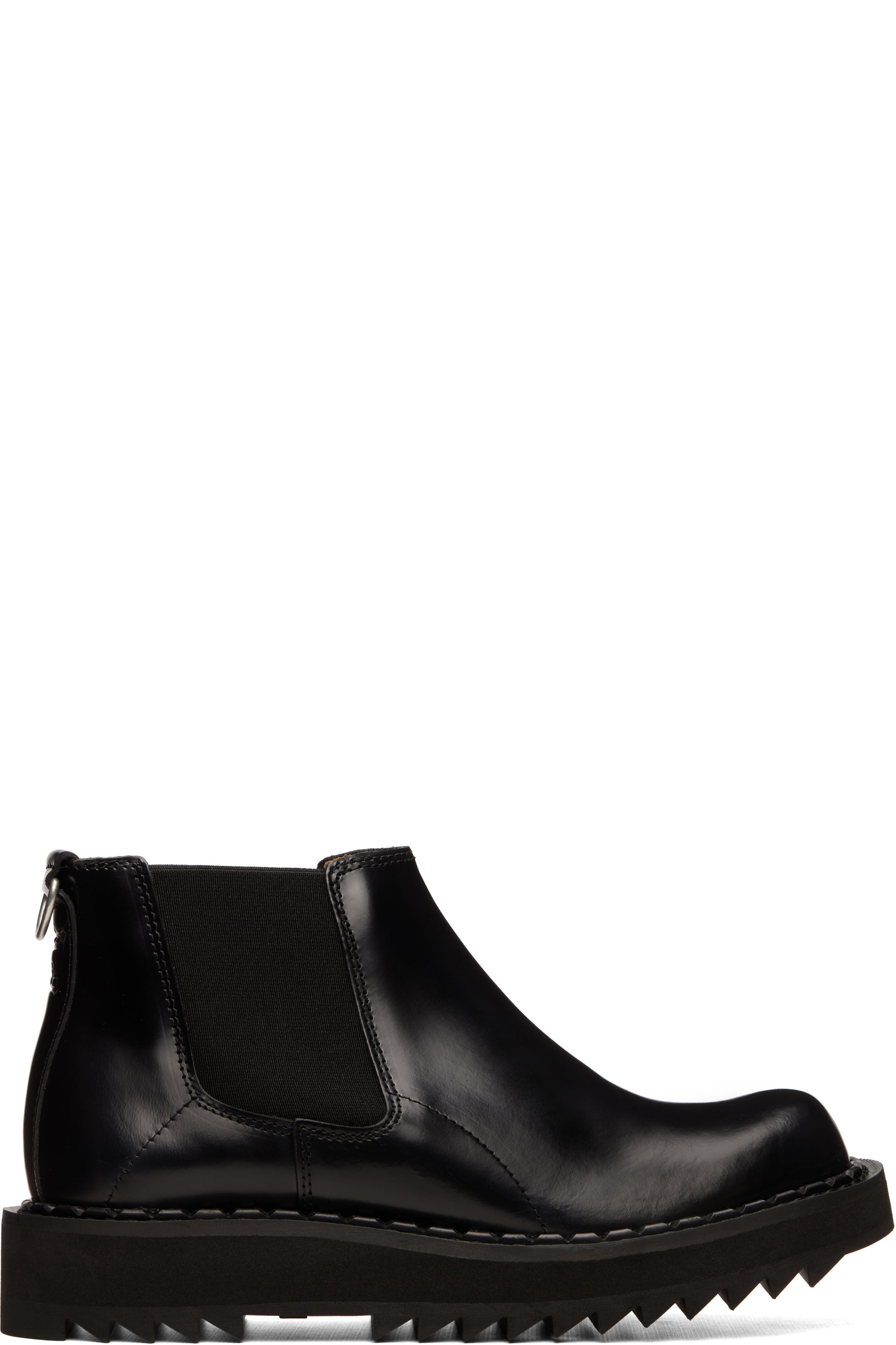 George Cox - Bottes chelsea noires à bout bombé