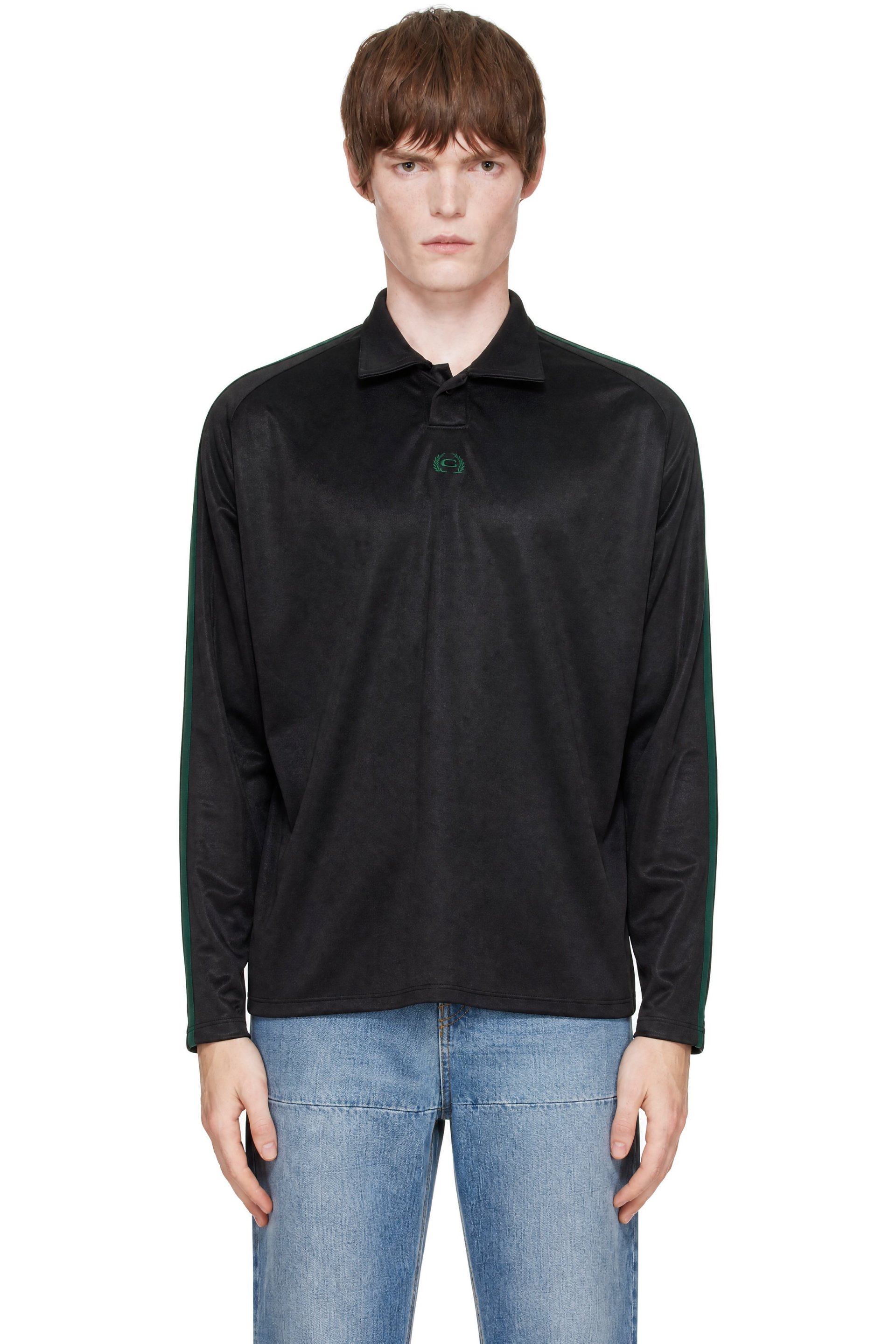 Commission - Black Offset Soccer Polo