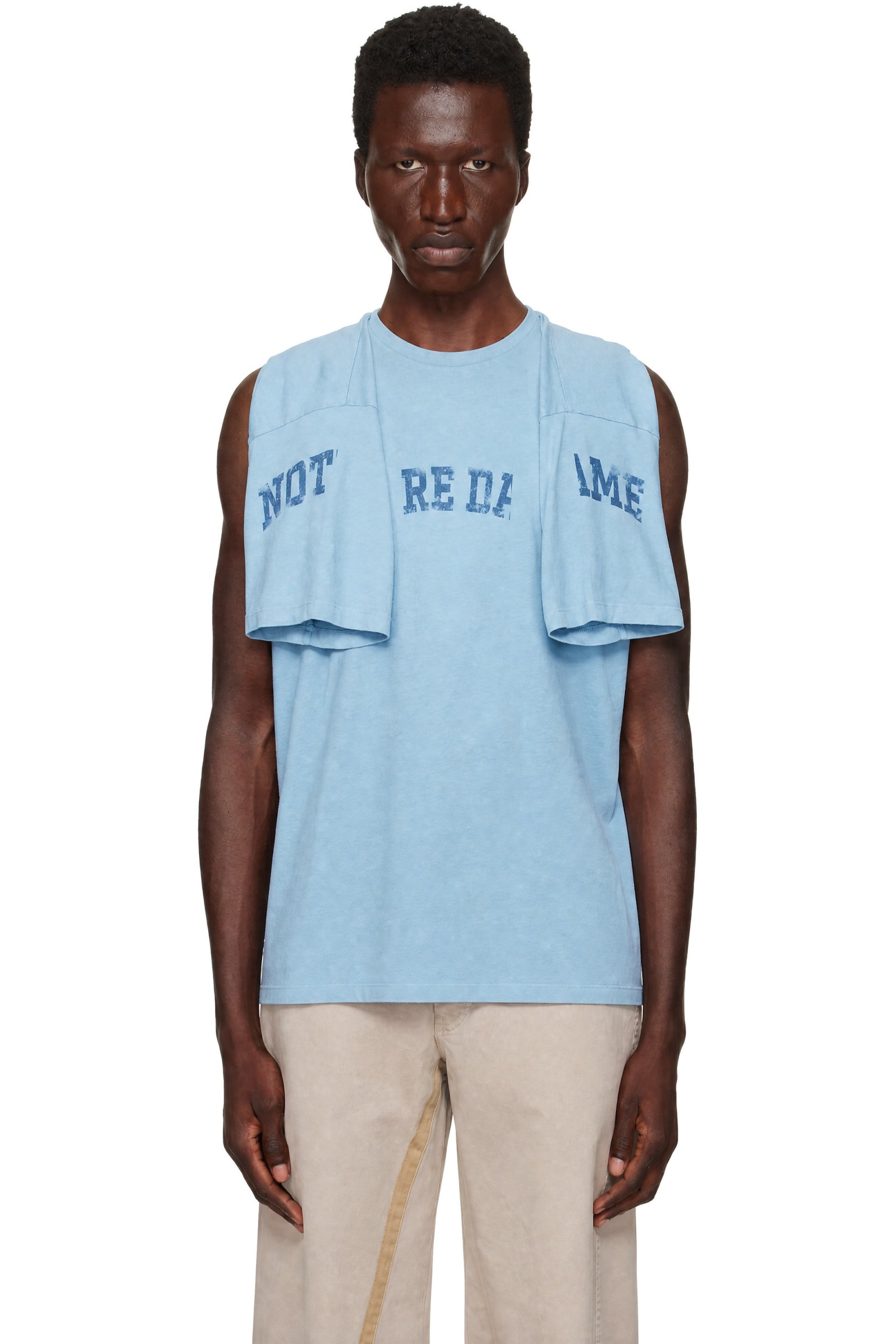 Commission - Blue Notre Dame T-shirt