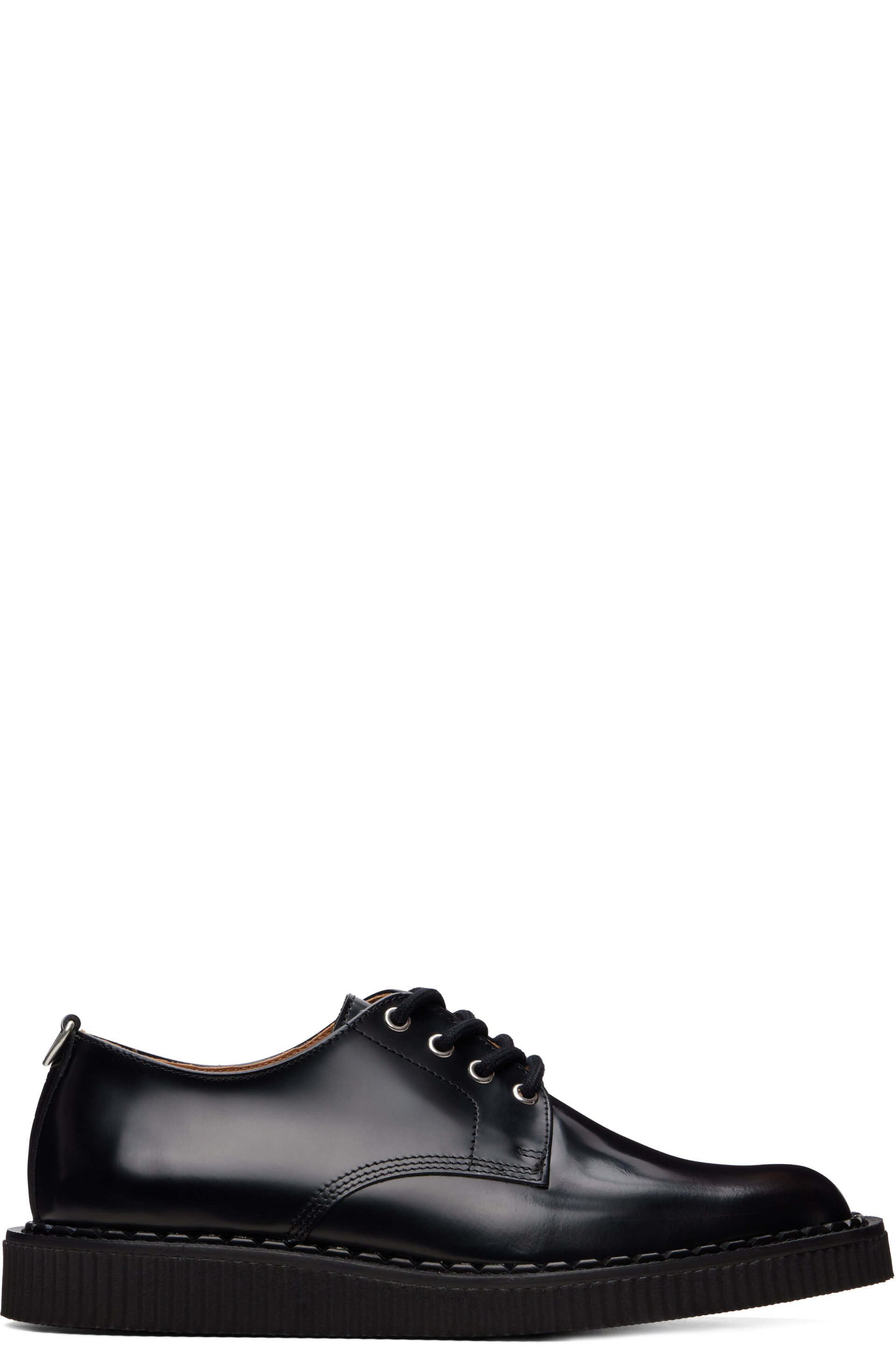 George Cox - Black 4 Eyelet Derbys