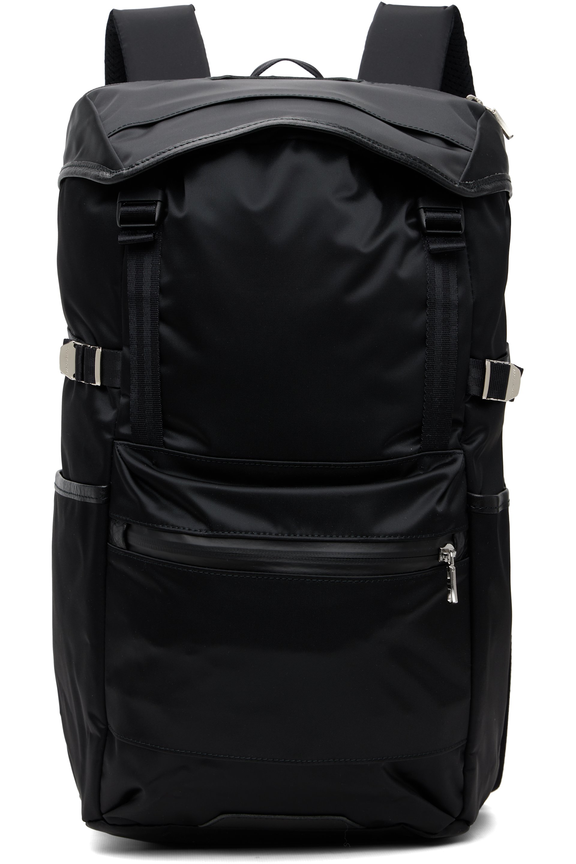 master-piece - Black Progress Flap Backpack