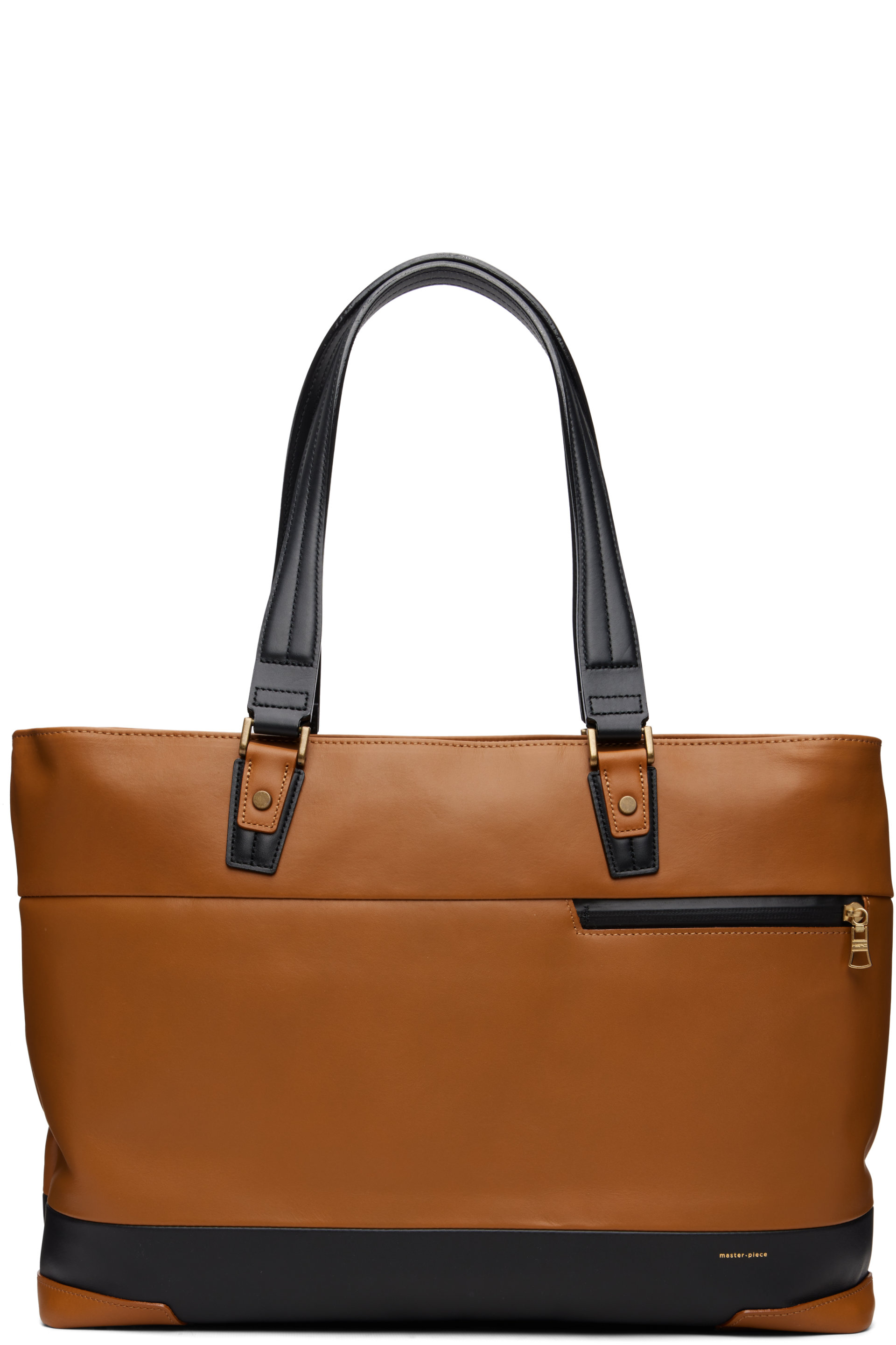 master-piece - Brown Gloss Tote