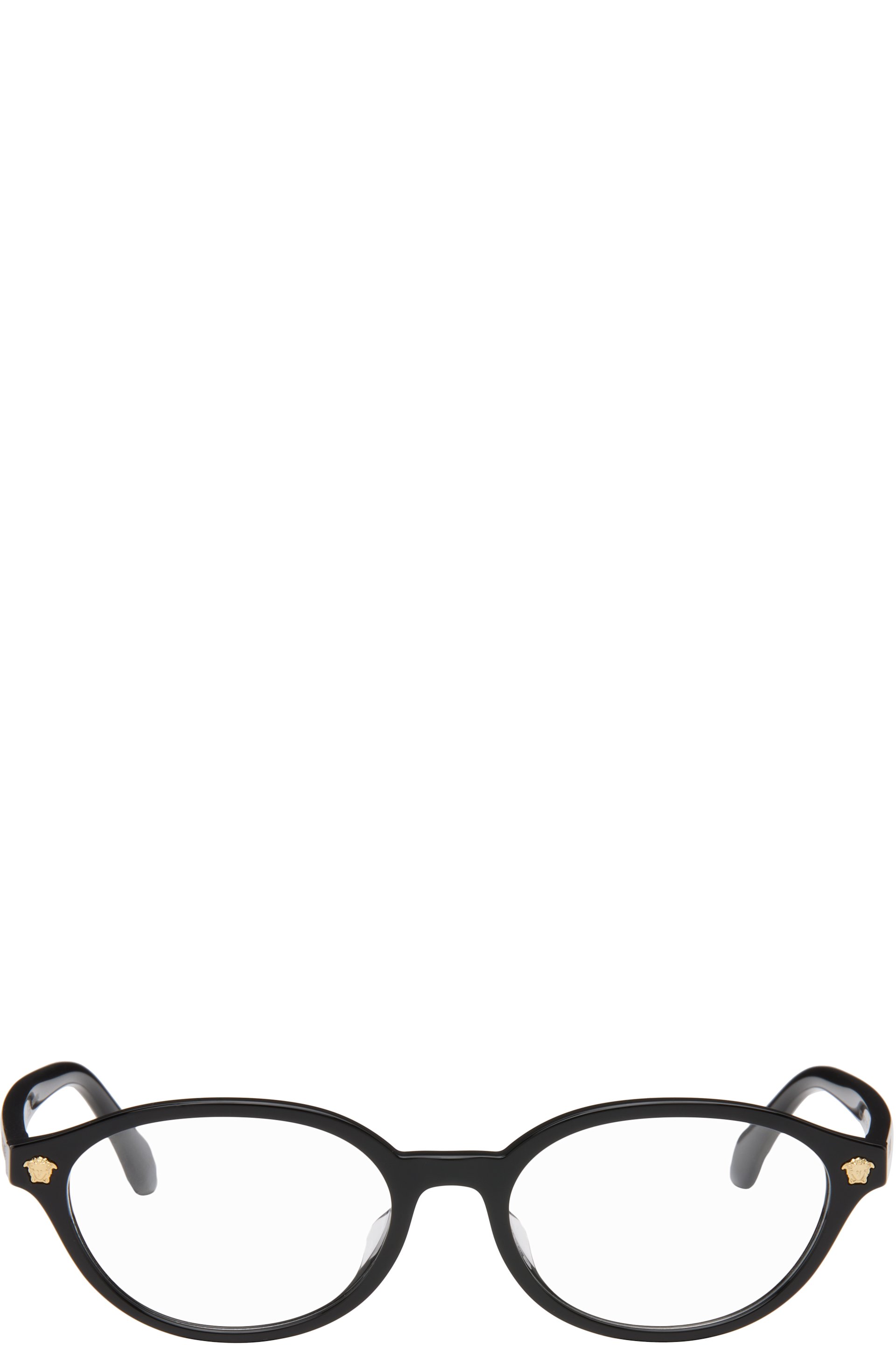 Versace - Black Oval Glasses
