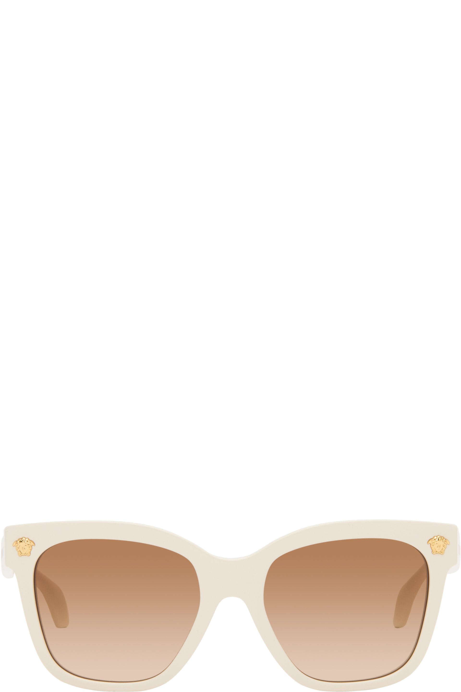 Versace - White Medusa Sunglasses