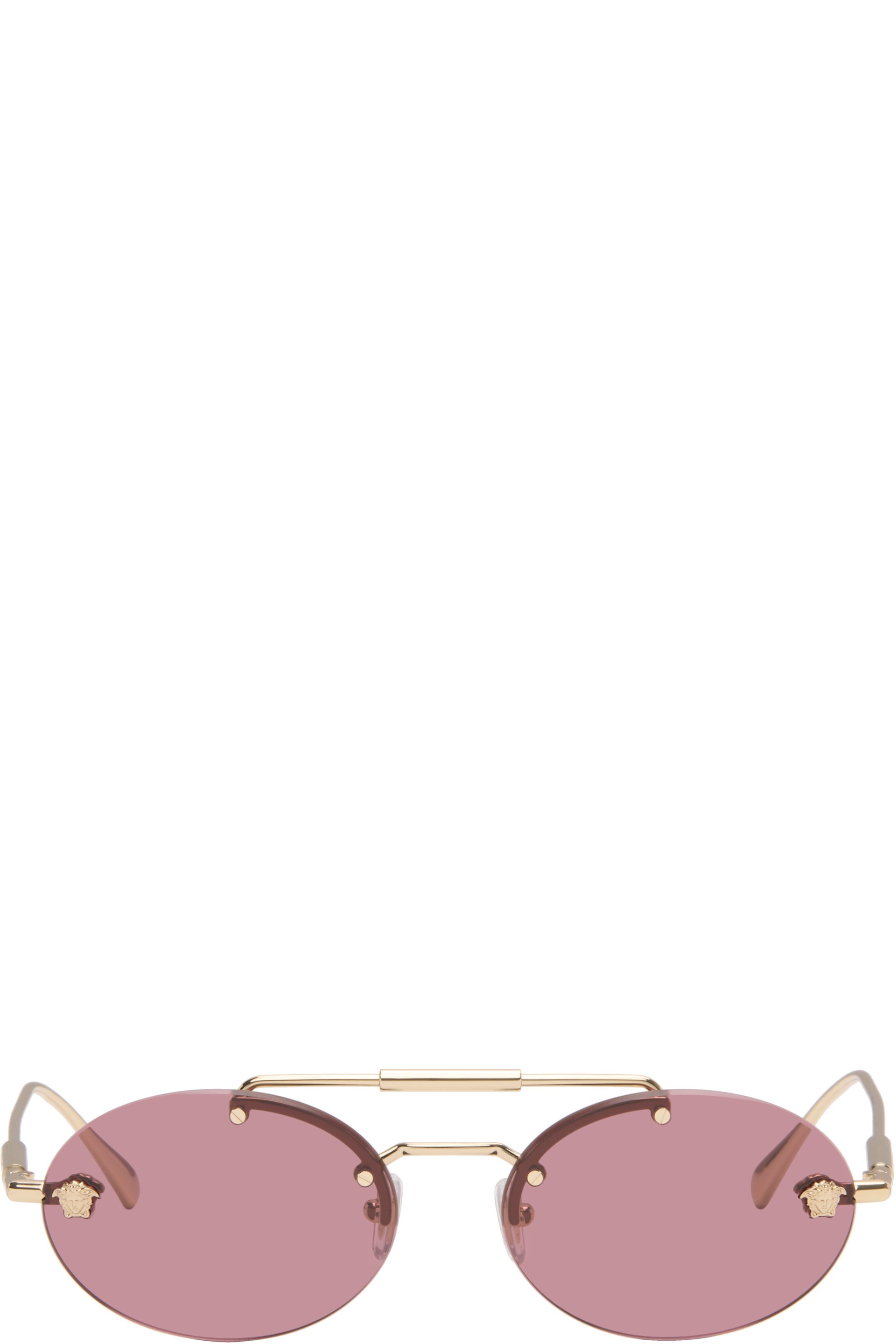 Versace - Gold Medusa Light Sunglasses